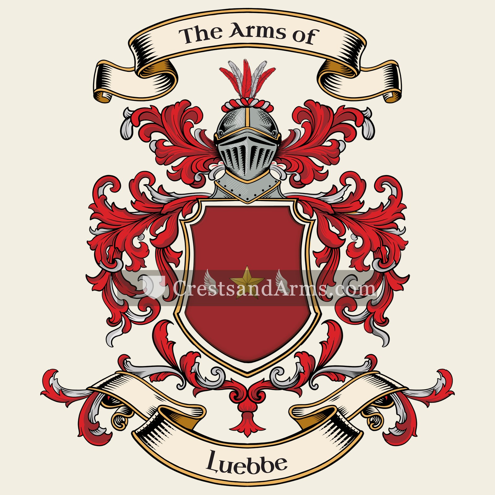 The Luebbe coat of arms