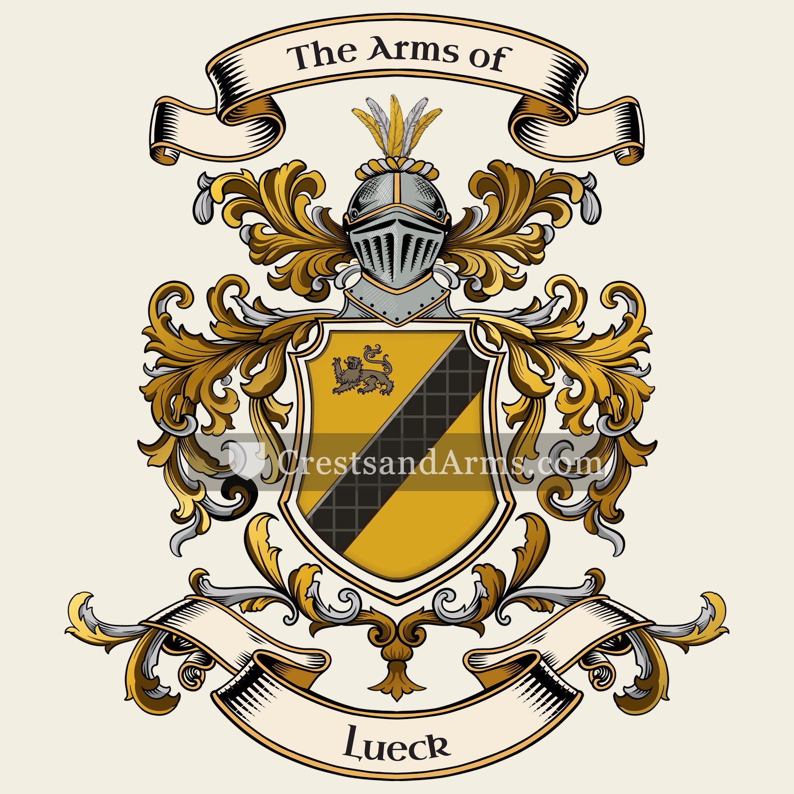 The Lueck coat of arms
