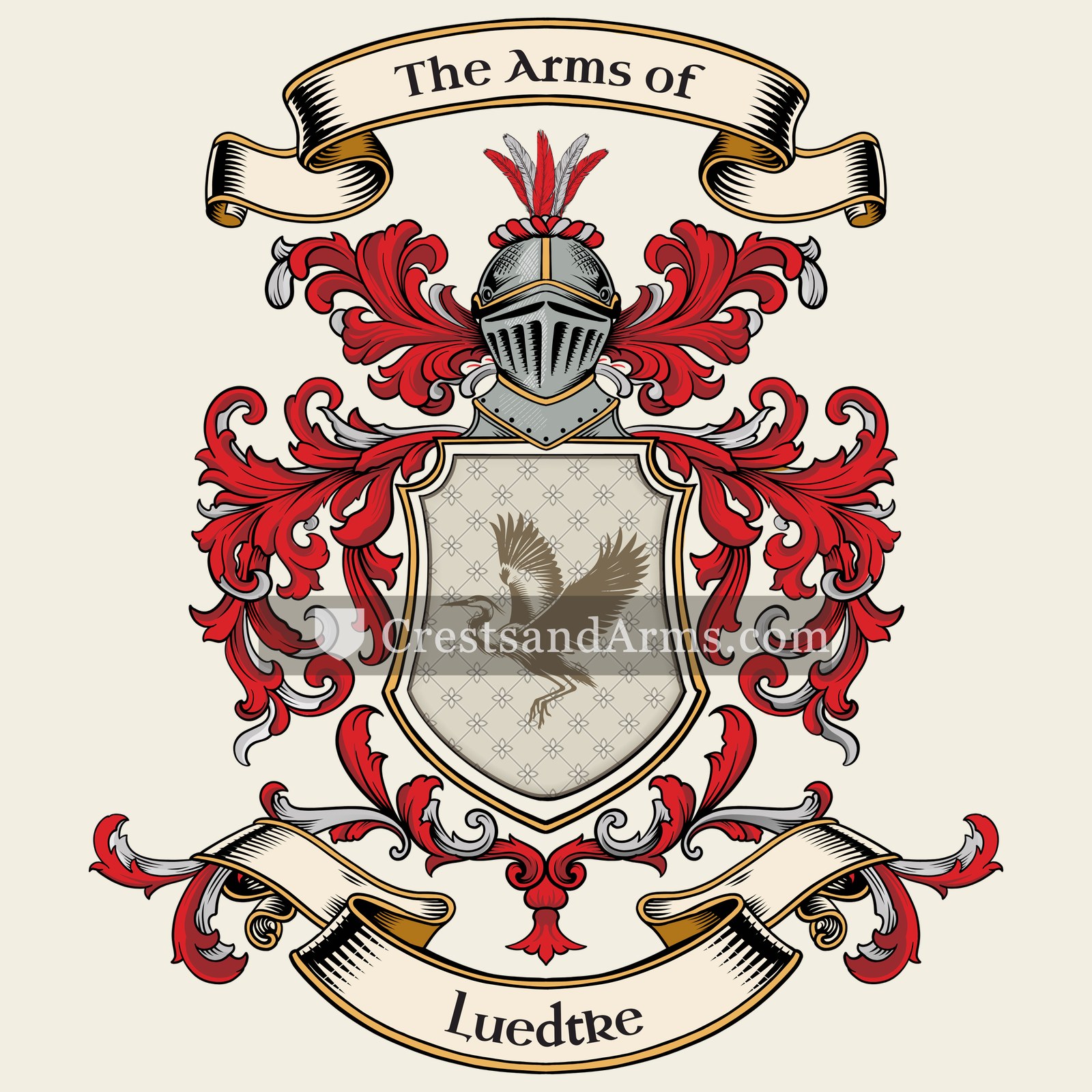 The Luedtke coat of arms