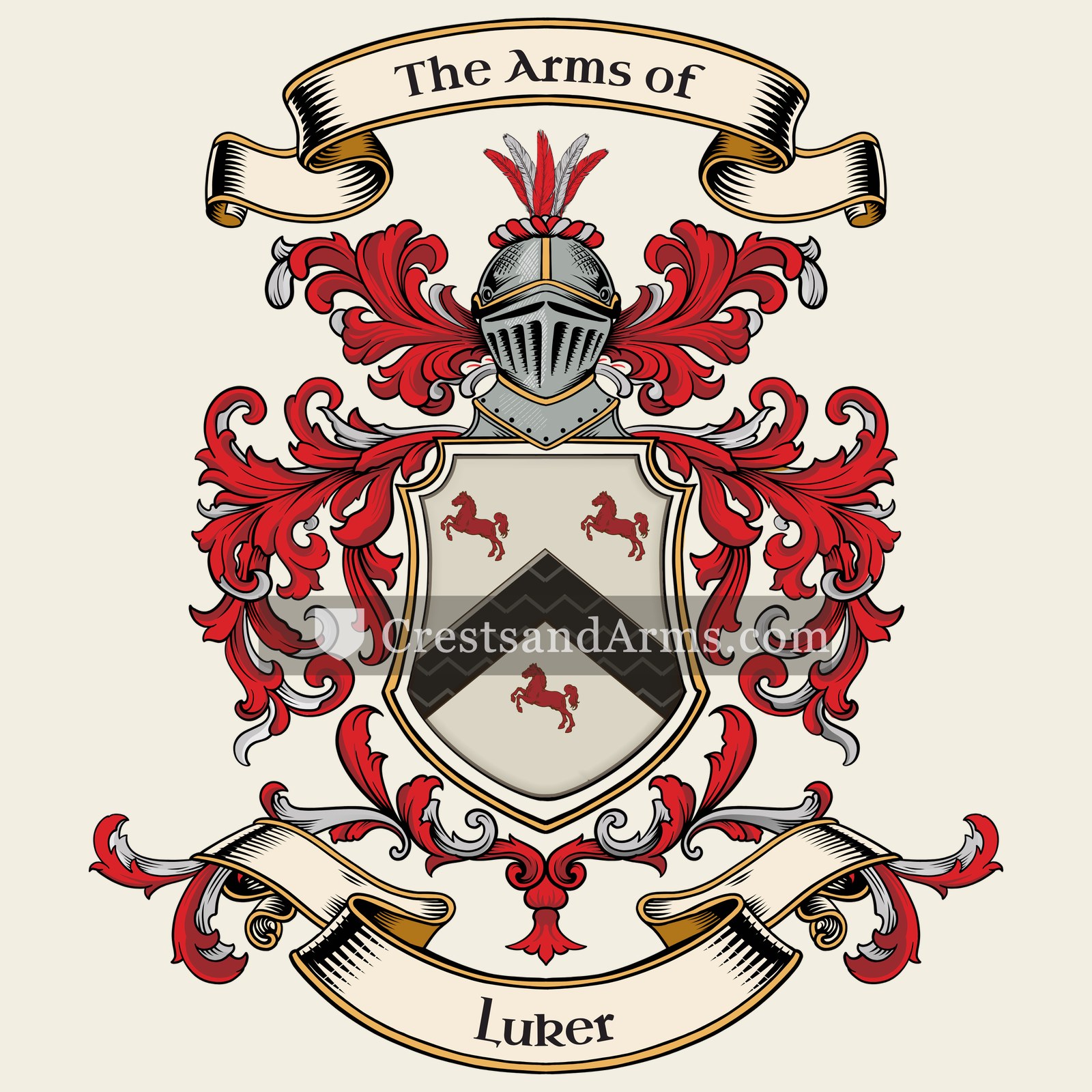 The Luker coat of arms