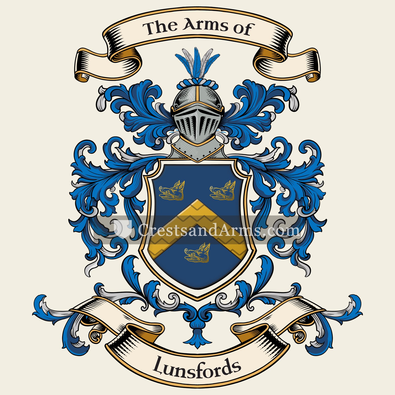 The Lunsfords coat of arms