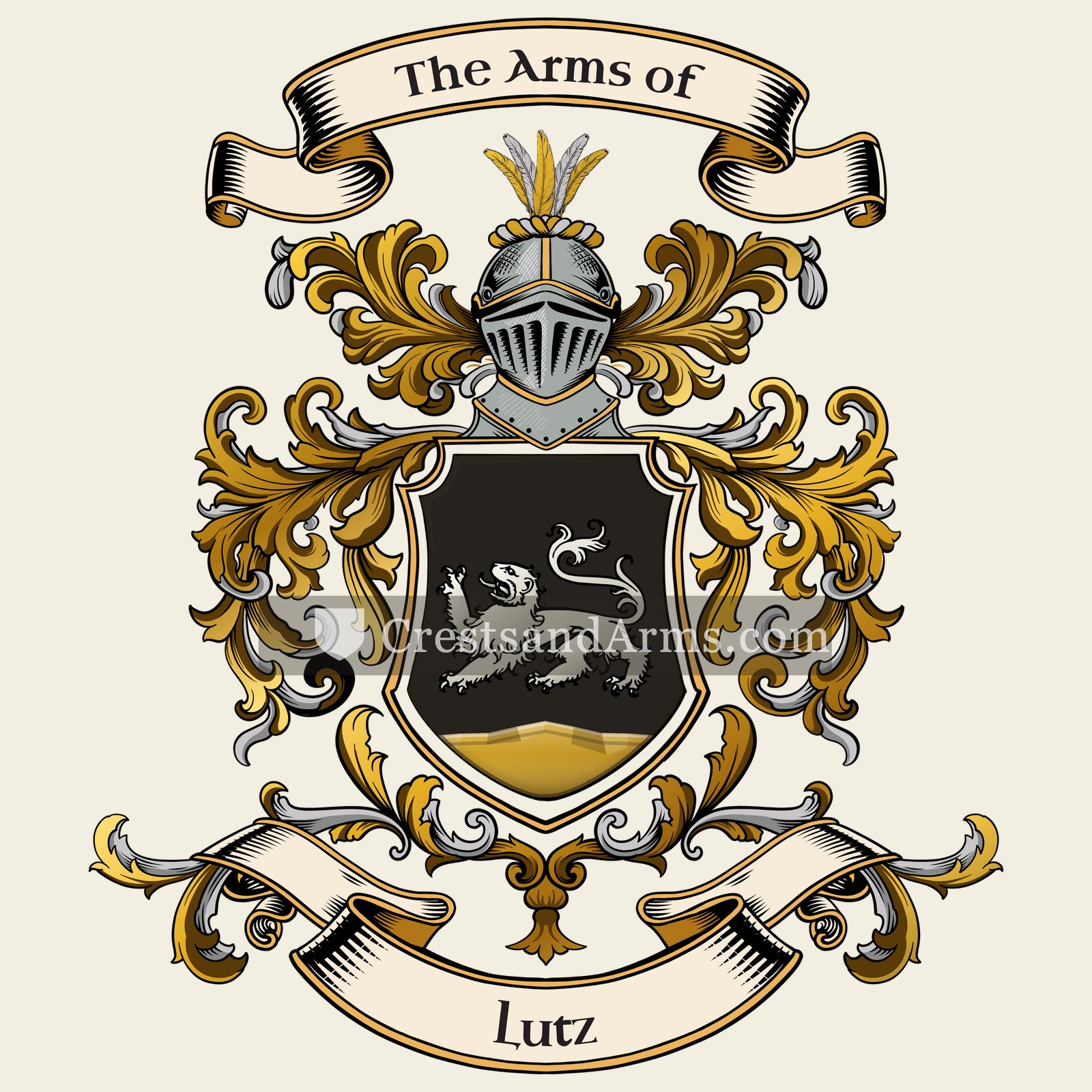 The Lutz coat of arms