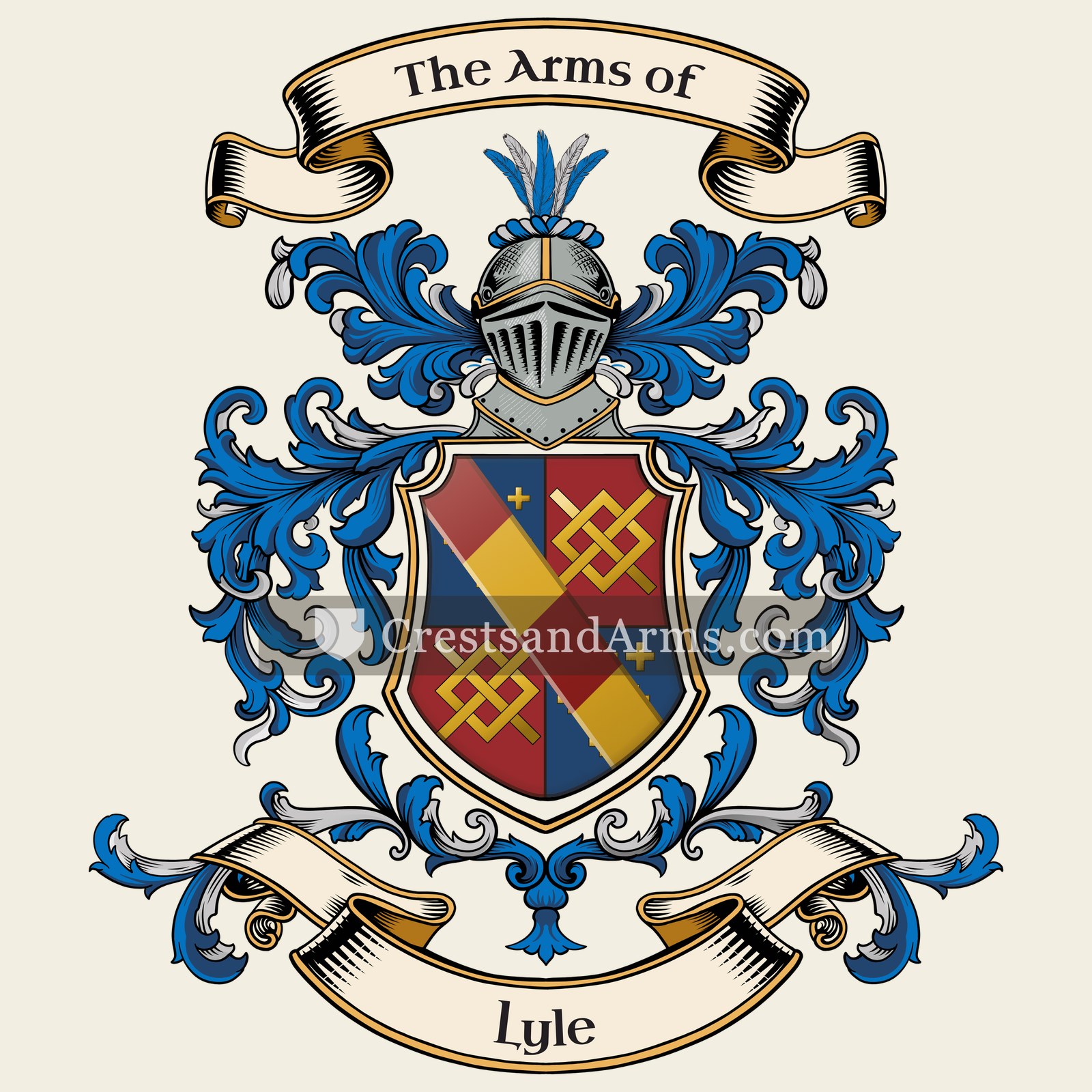 The Lyle coat of arms