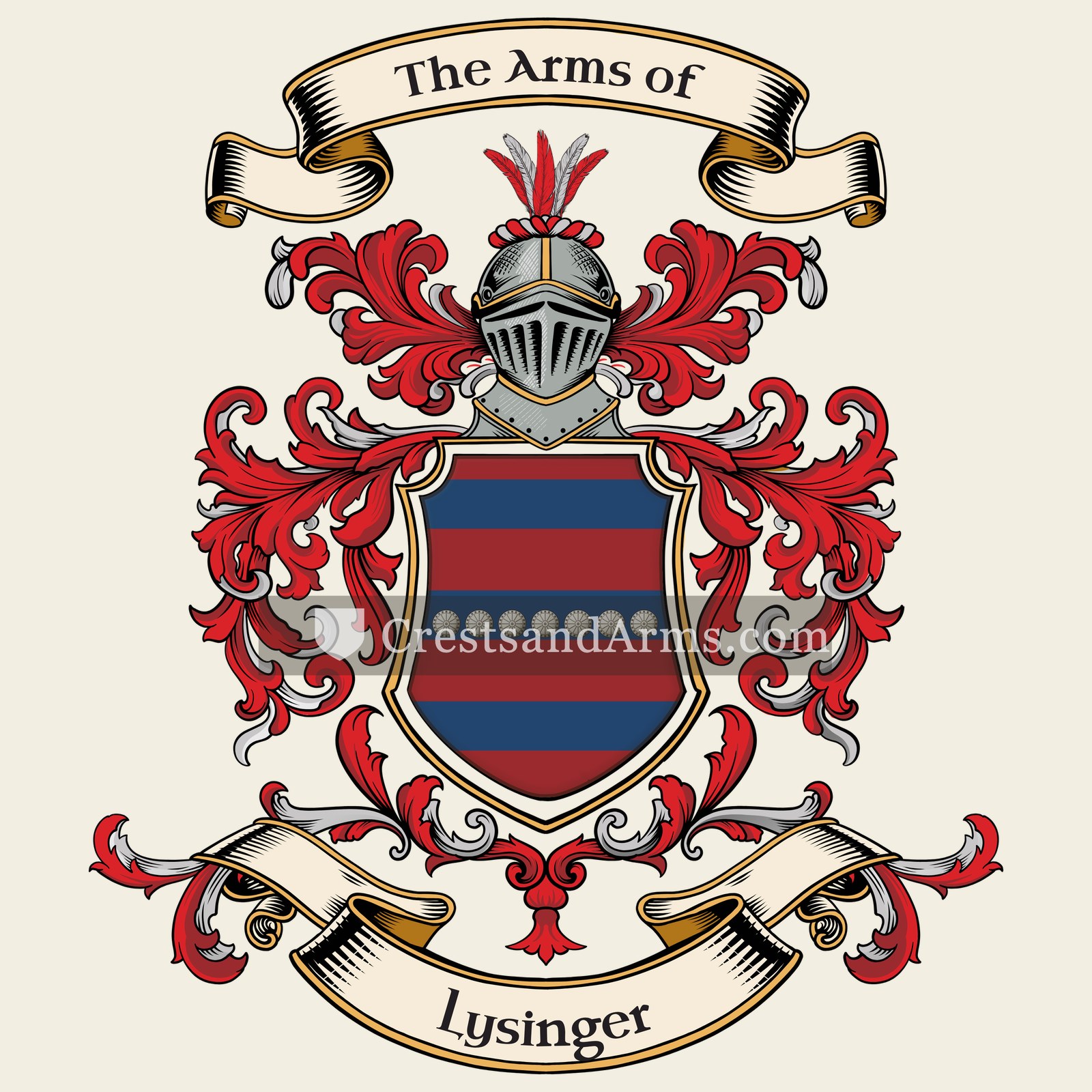 The Lysinger coat of arms