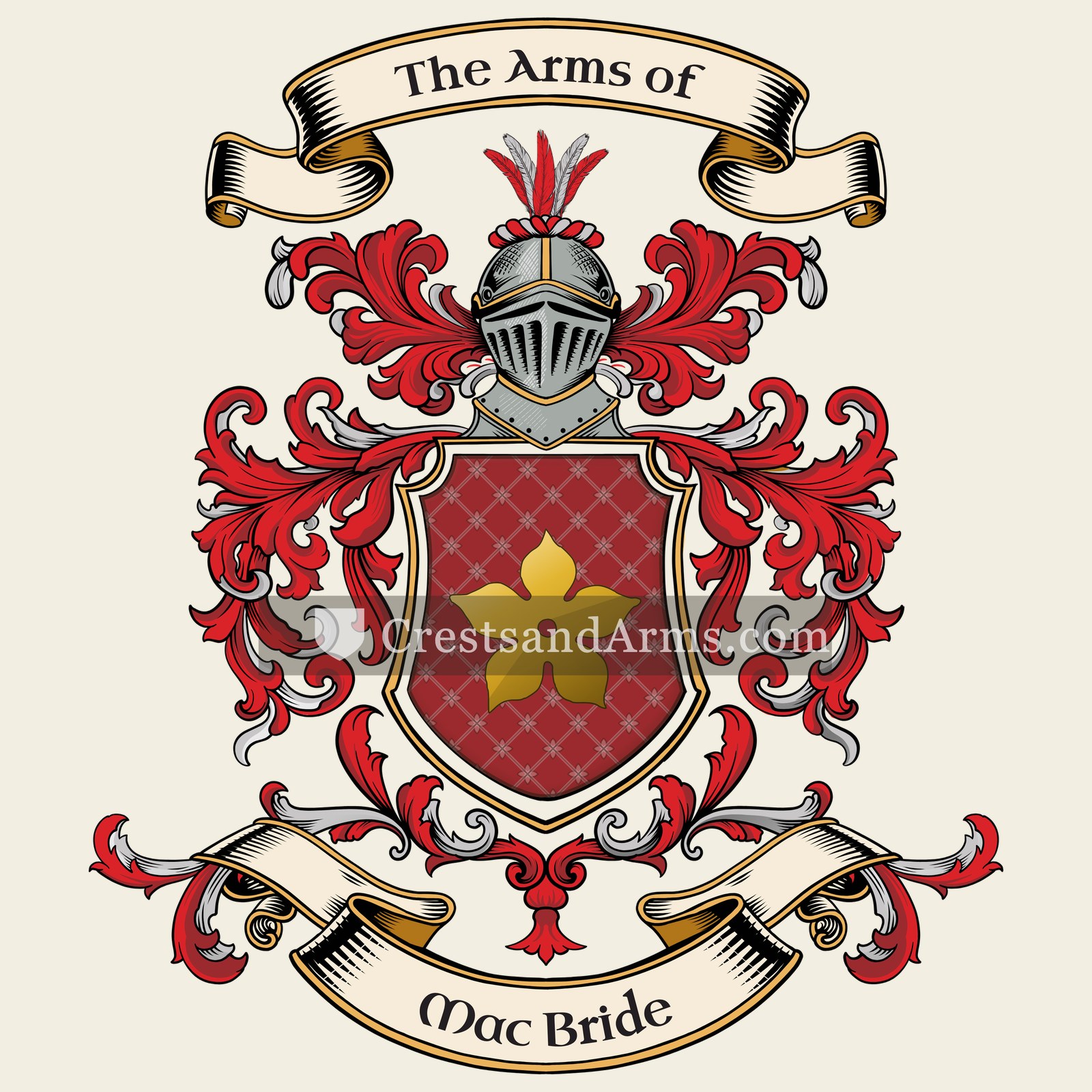 The Mac Bride coat of arms