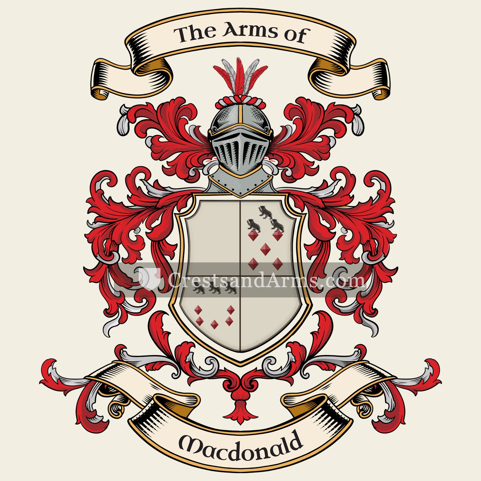 The Macdonald coat of arms
