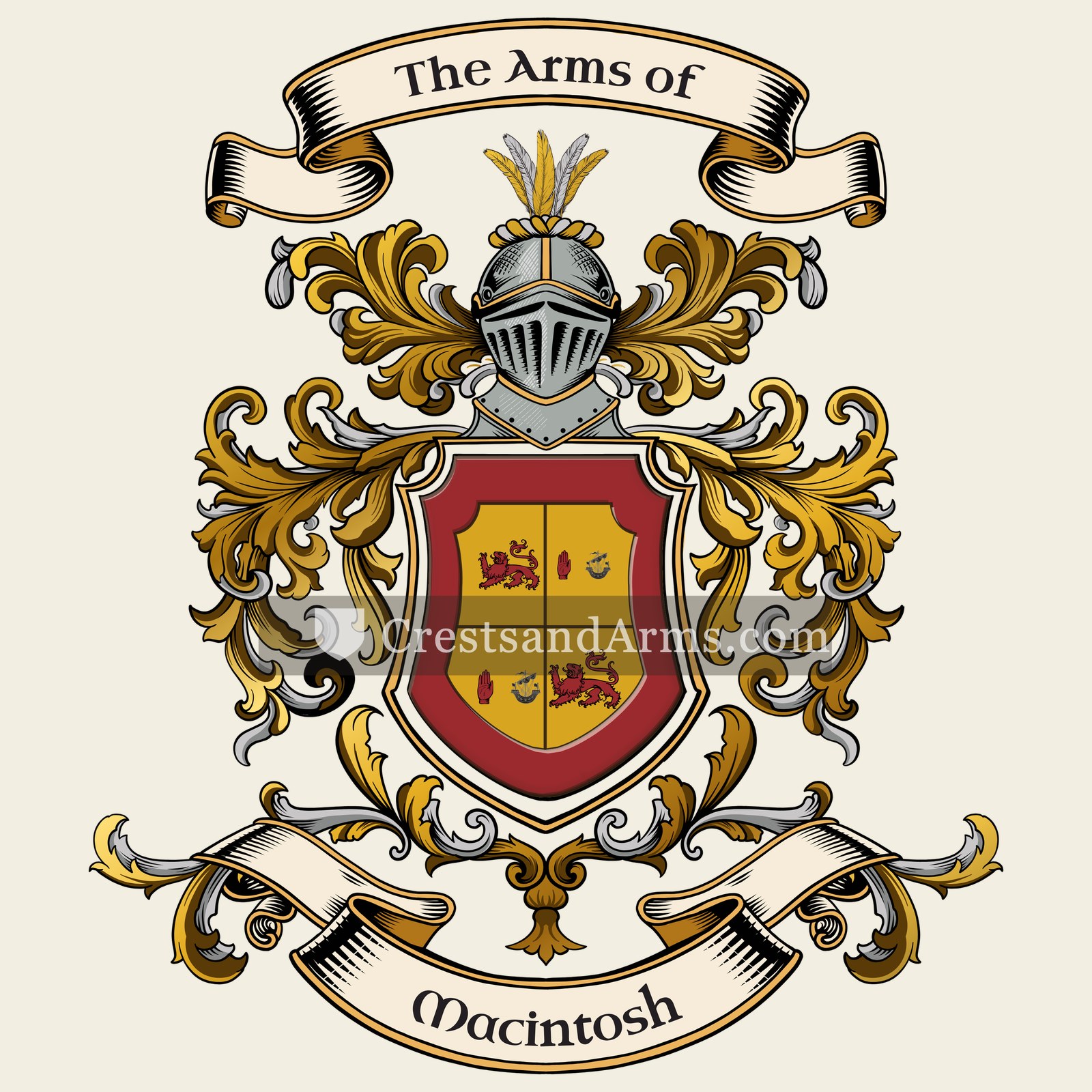 The Macintosh coat of arms