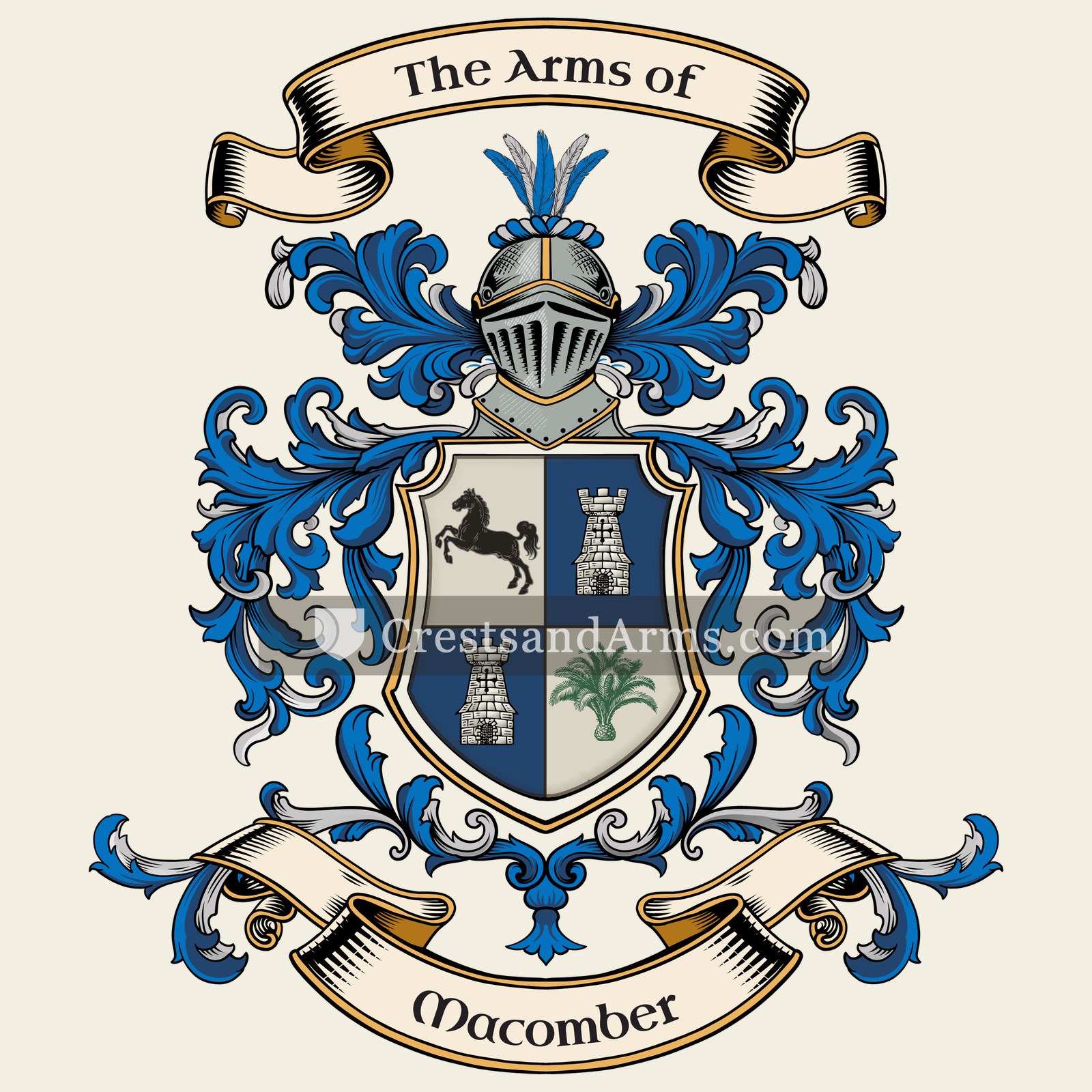 The Macomber coat of arms