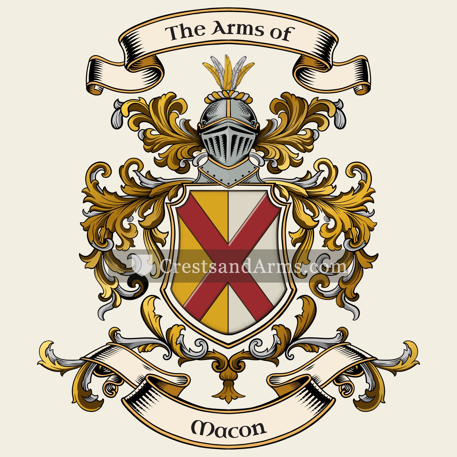 The Macon coat of arms