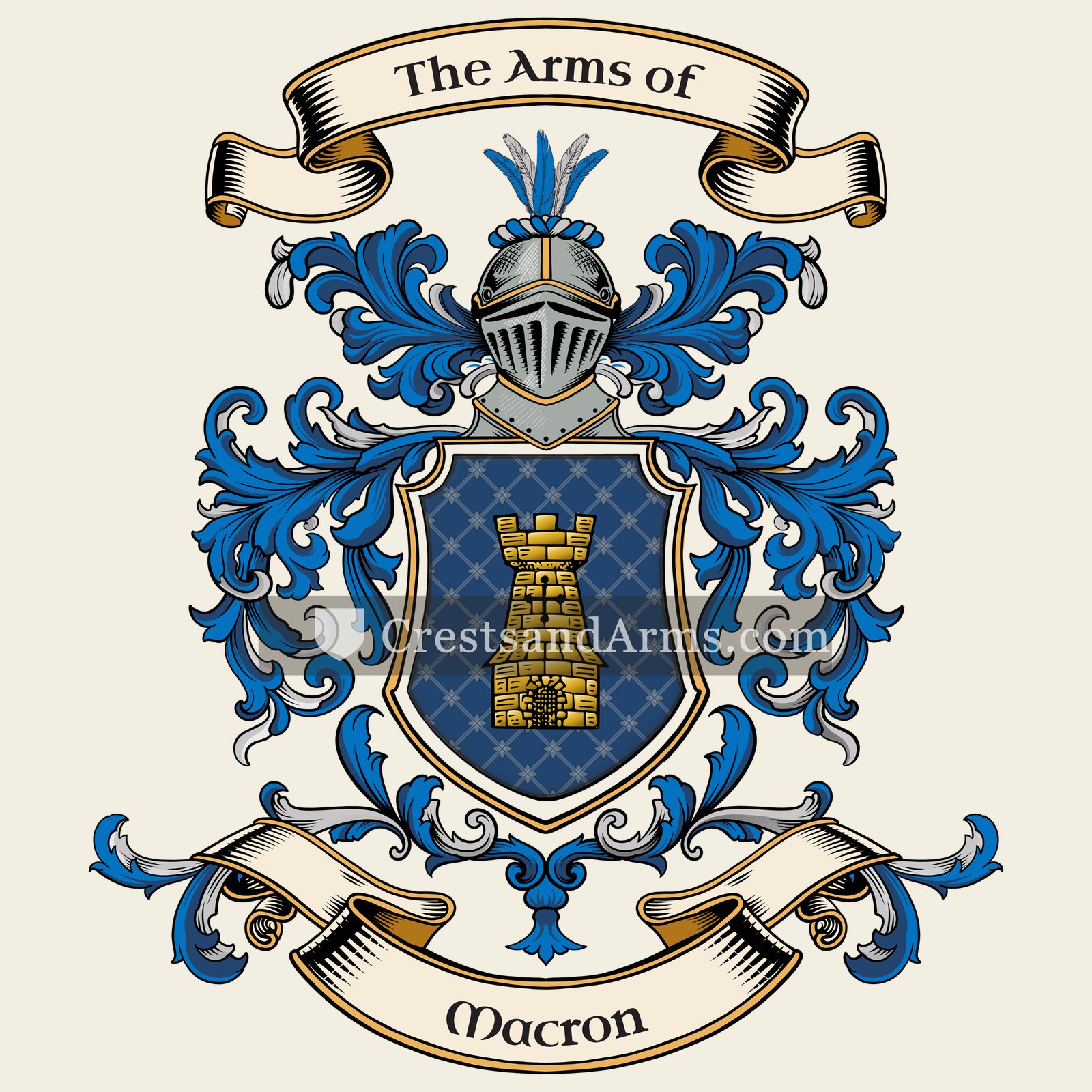 The Macron coat of arms