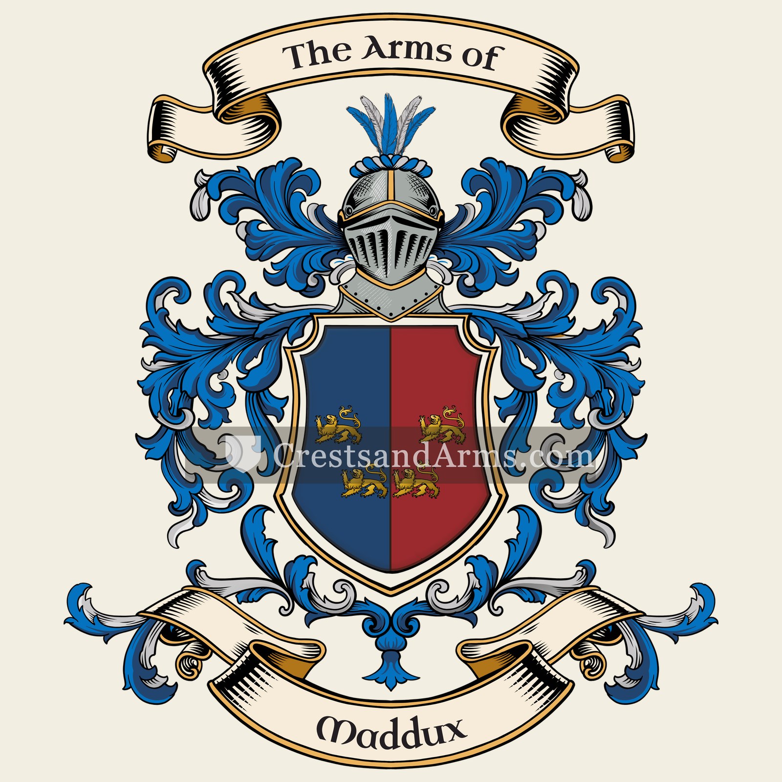 The Maddux coat of arms