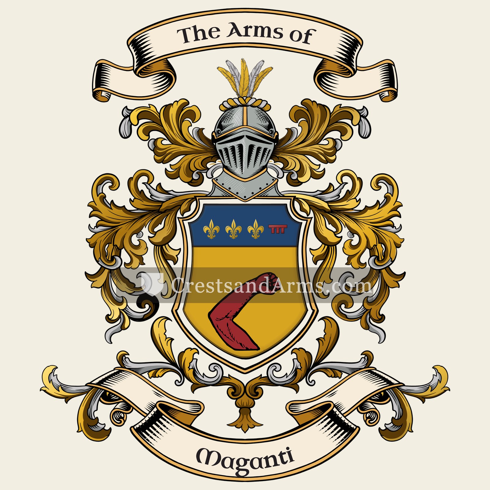 The Maganti coat of arms