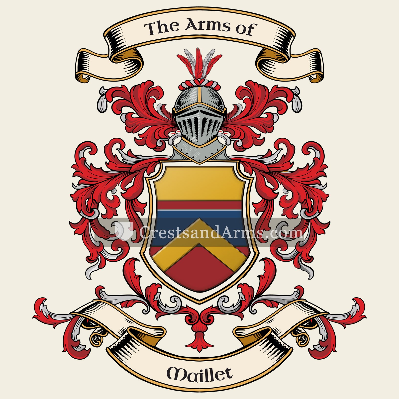 The Maillet coat of arms