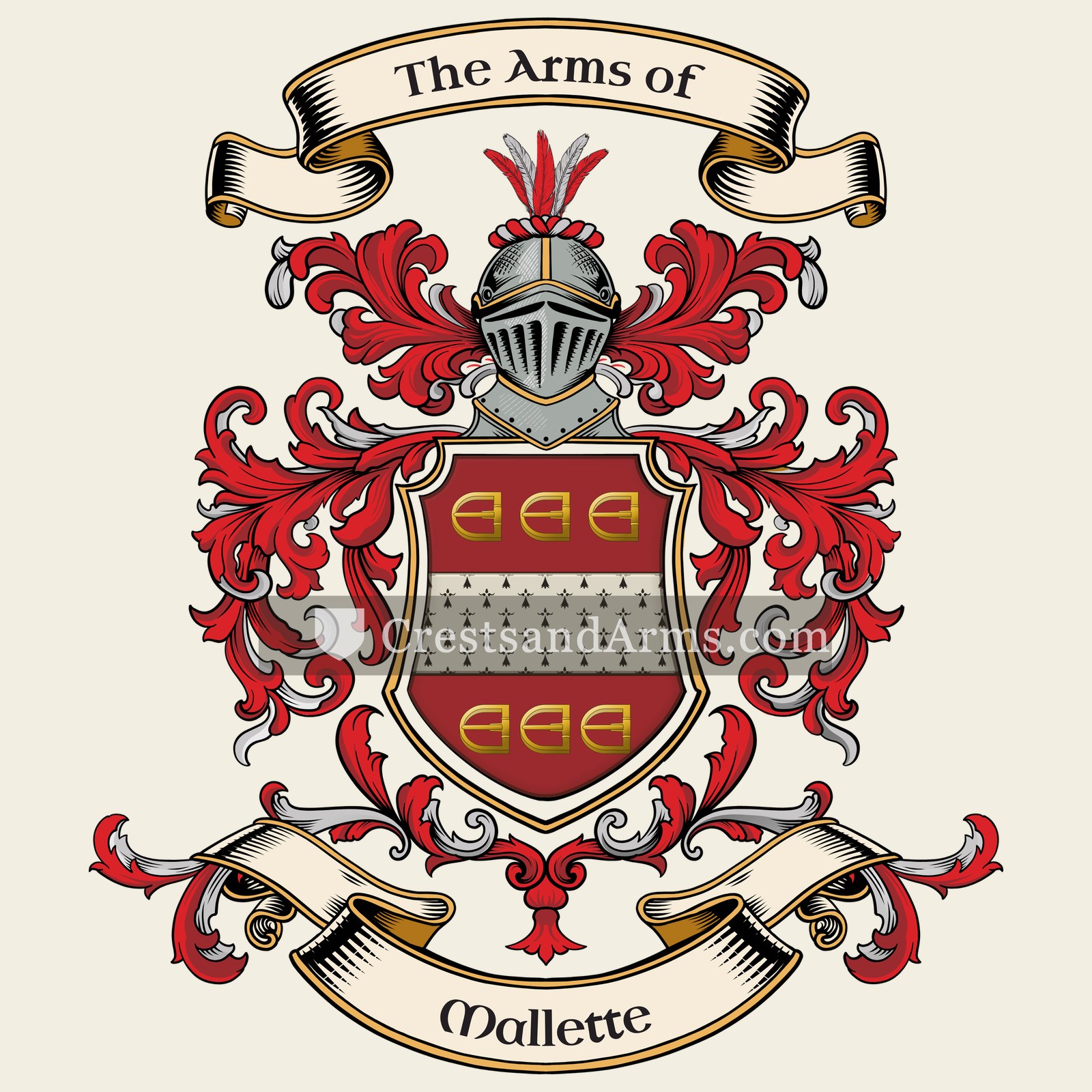 The Mallette coat of arms