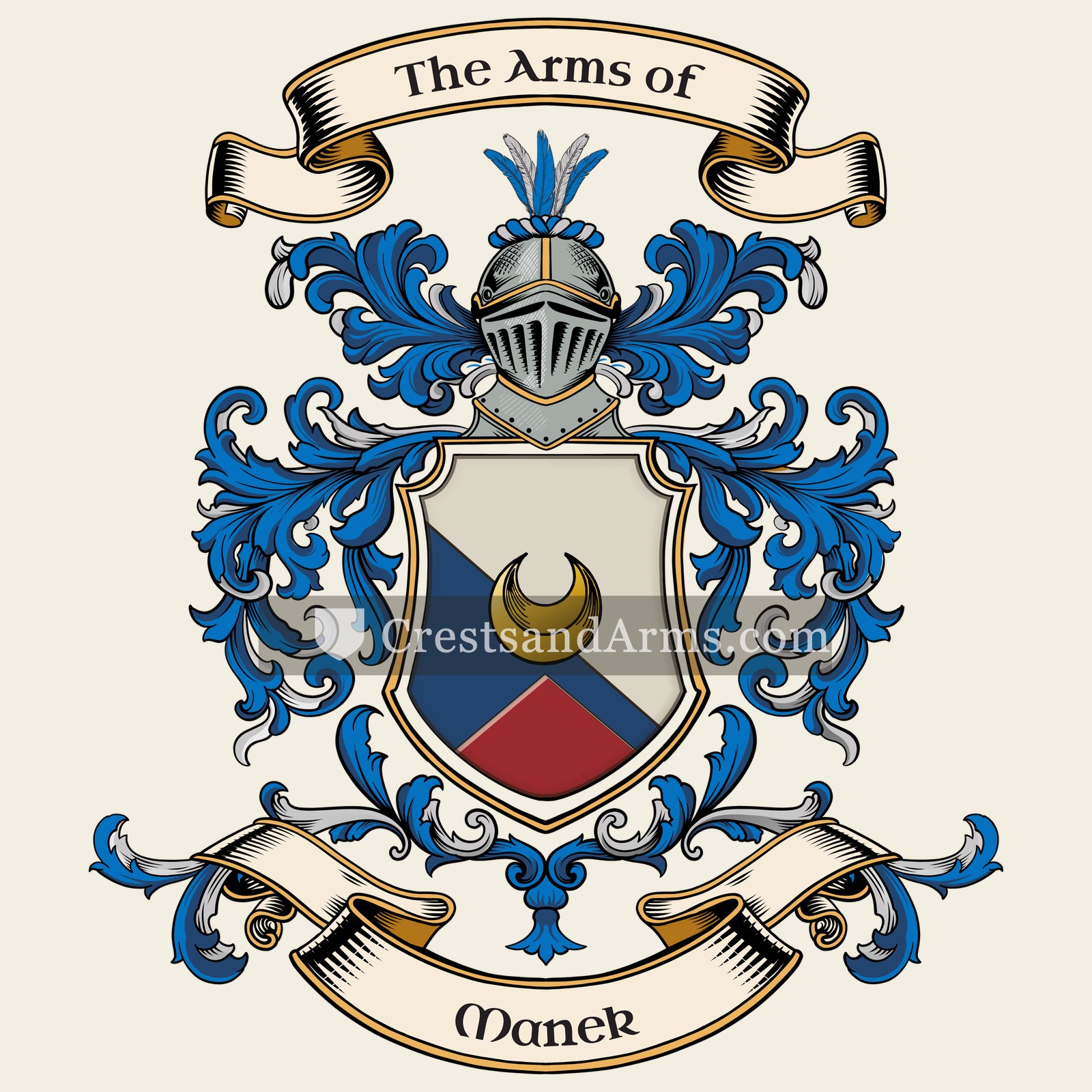The Manek coat of arms