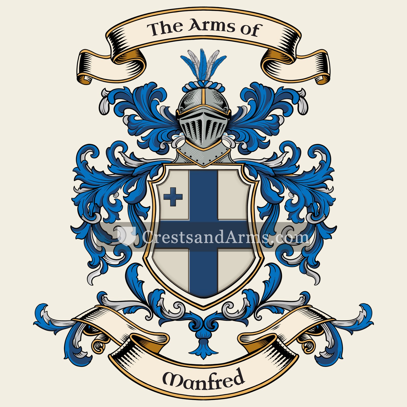 The Manfred coat of arms