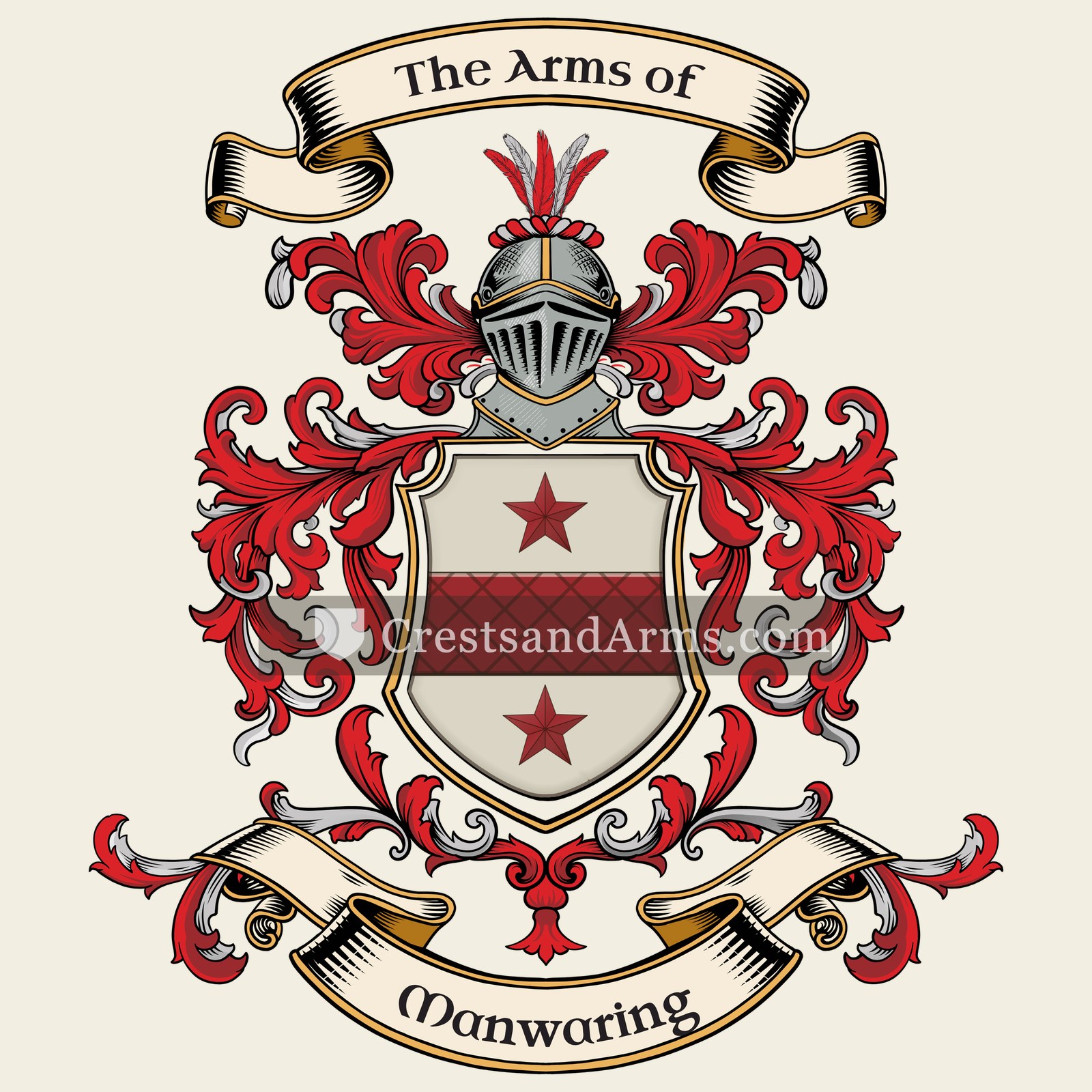 The Manwaring coat of arms