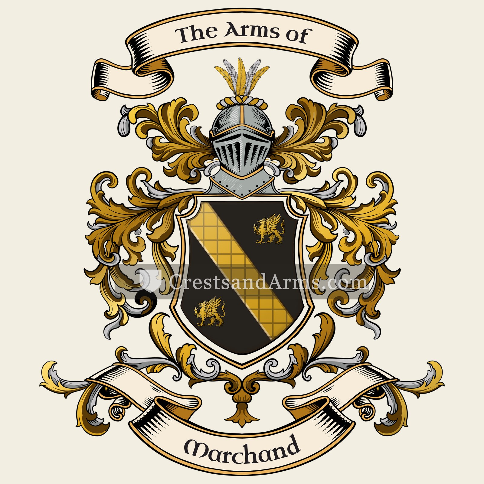 The Marchand coat of arms