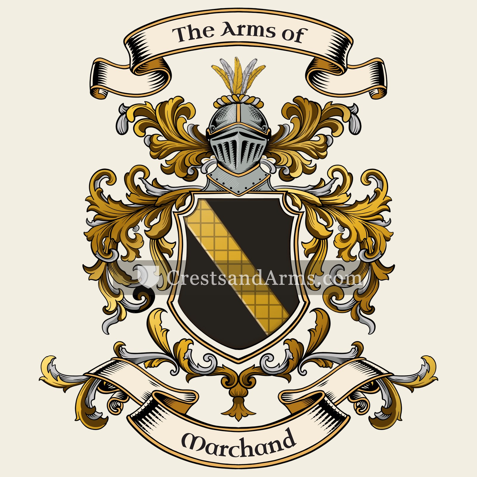 The Marchand coat of arms