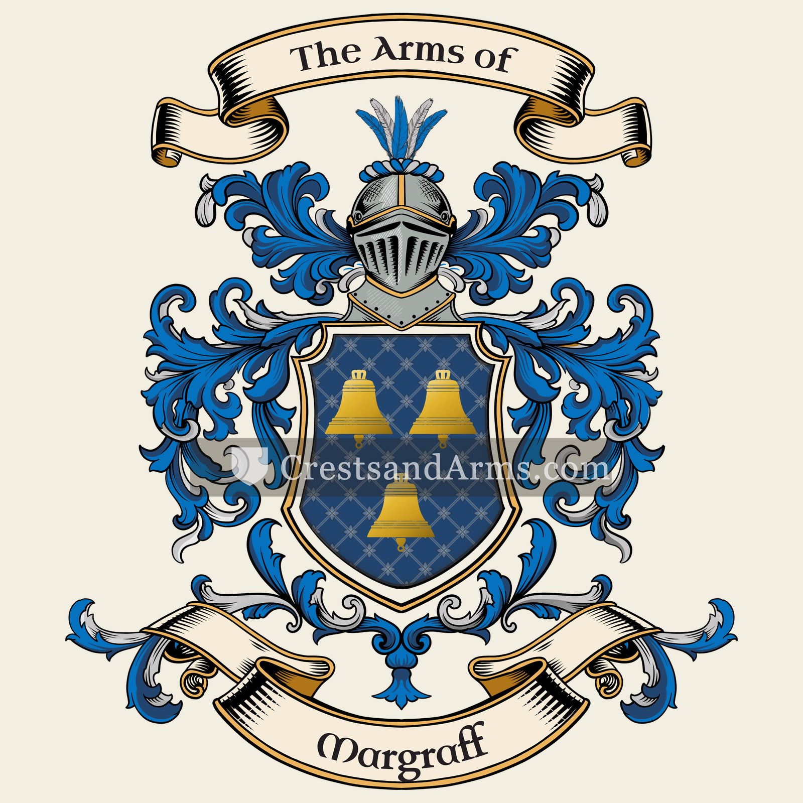 The Margraff coat of arms, drawn from the recorded blazon