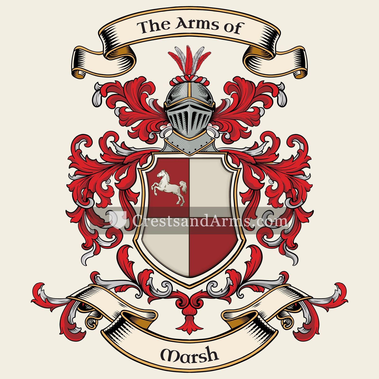 The Marsh coat of arms