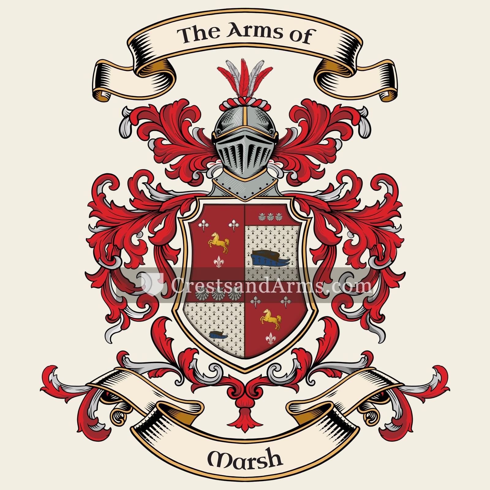 The Marsh coat of arms
