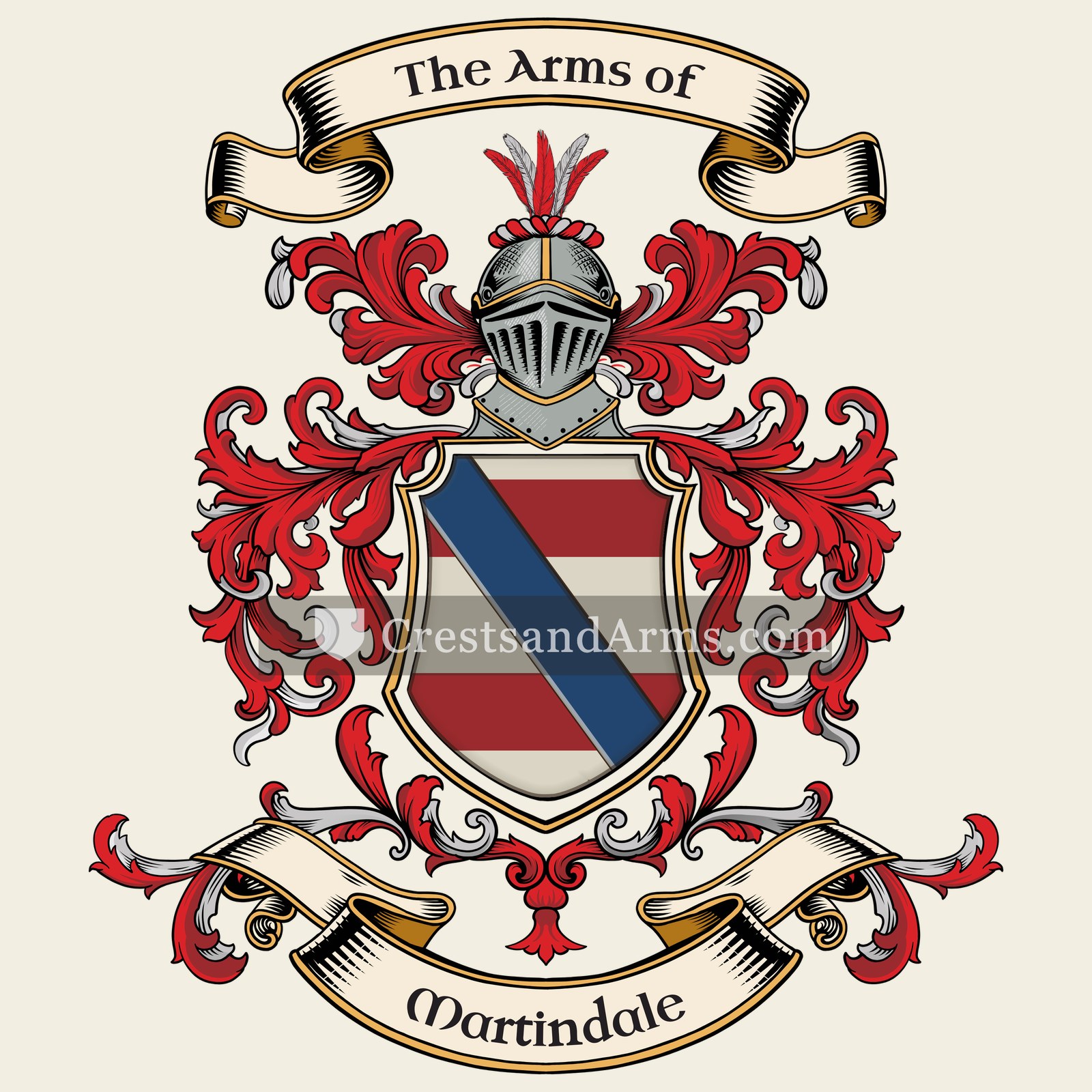The Martindale coat of arms