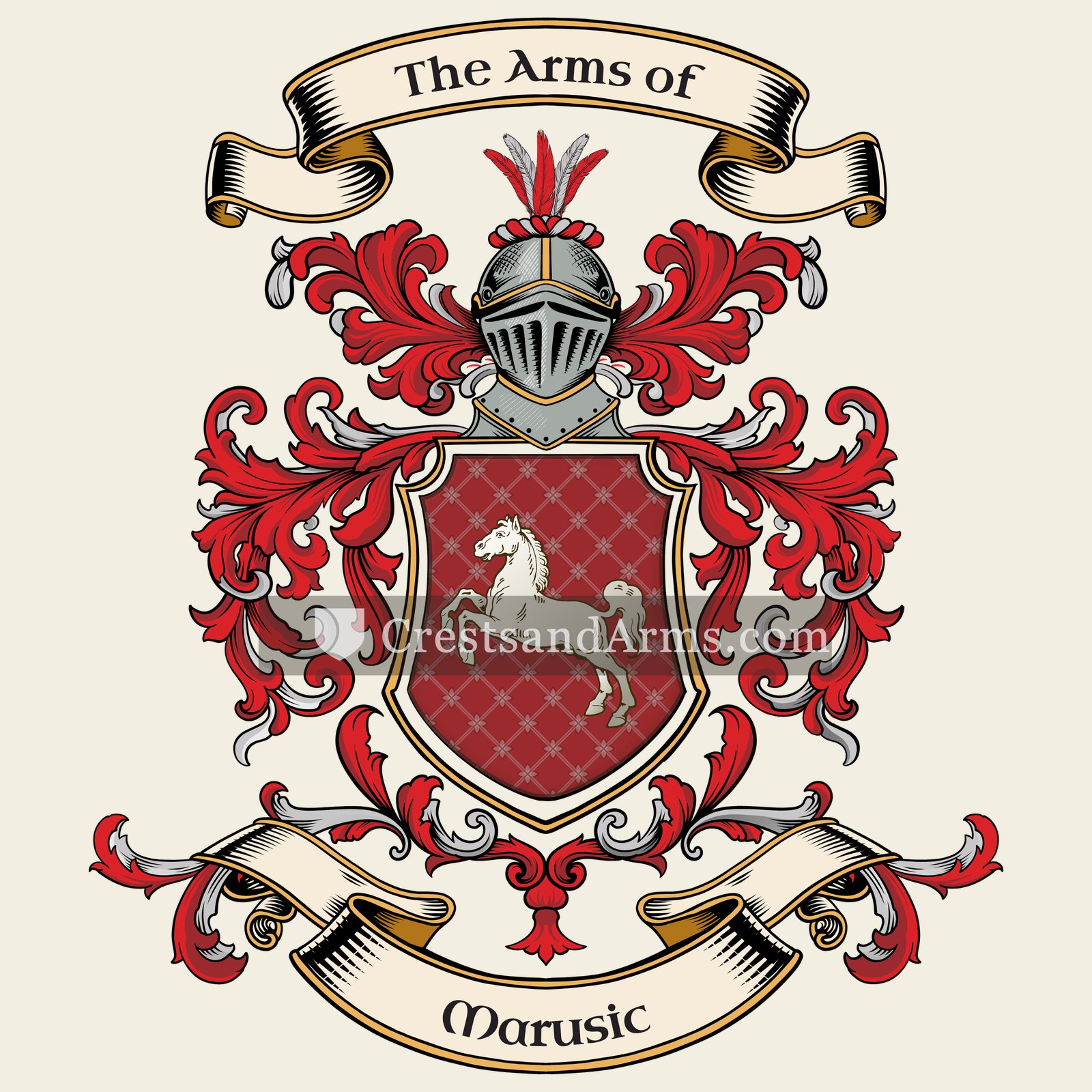 The Marusic coat of arms