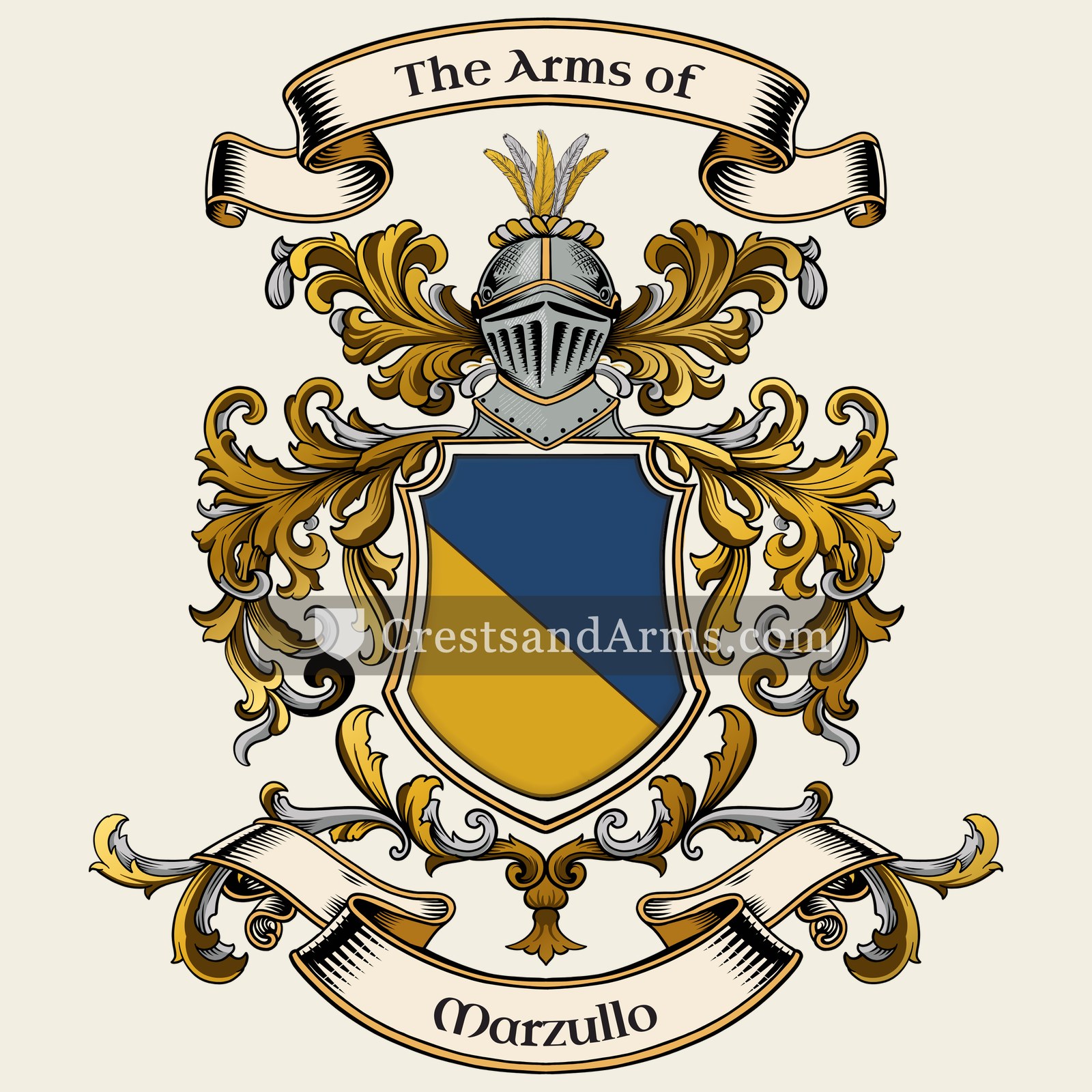 The Marzullo coat of arms