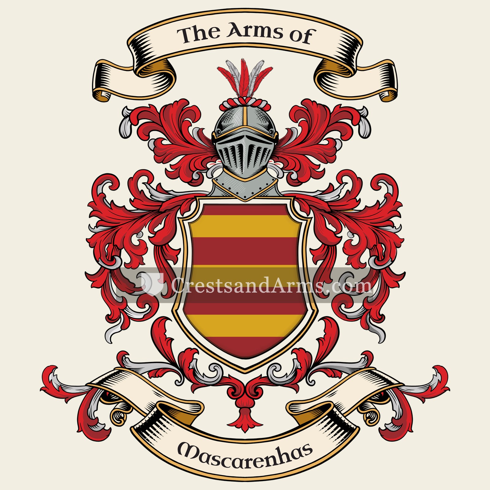 The Mascarenhas coat of arms