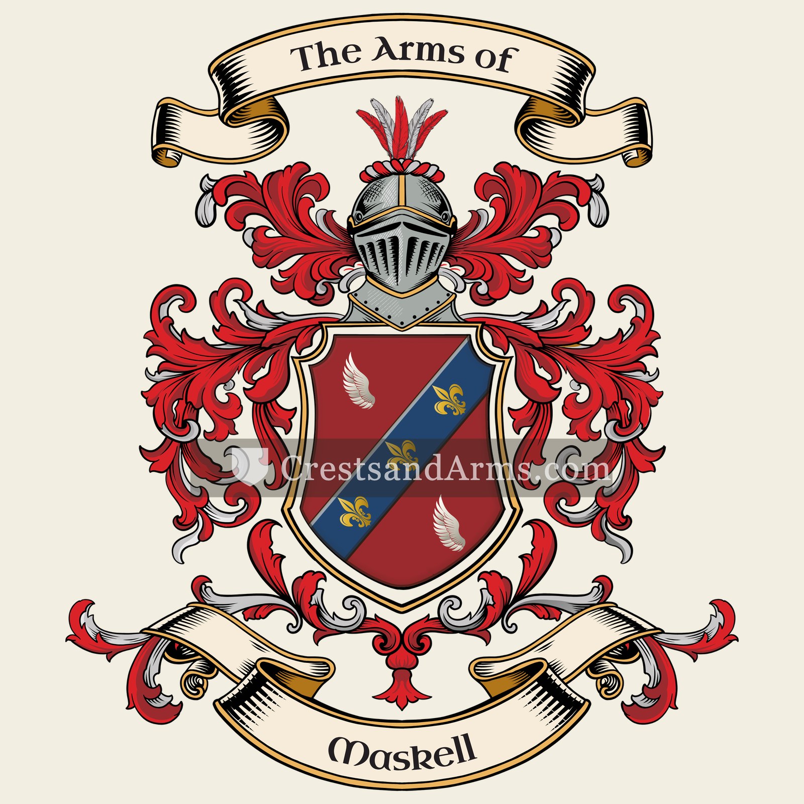 The Maskell coat of arms