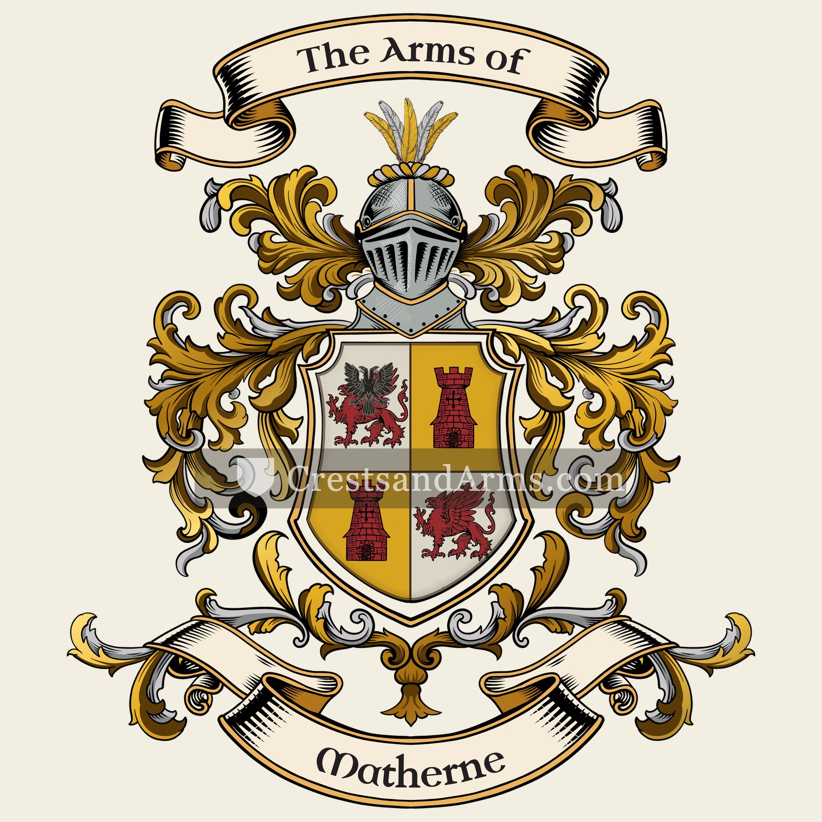 The Matherne coat of arms