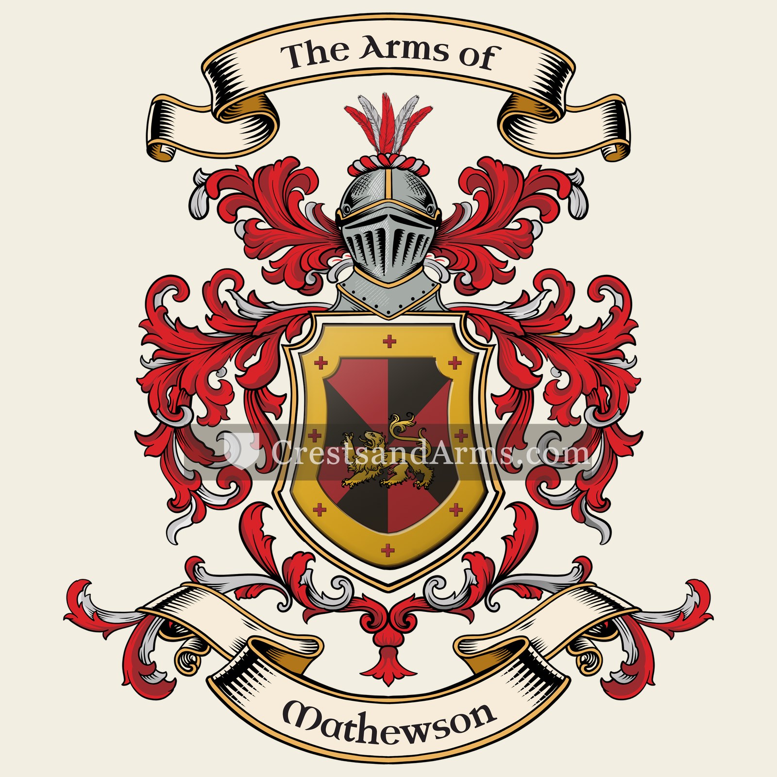 The Mathewson coat of arms