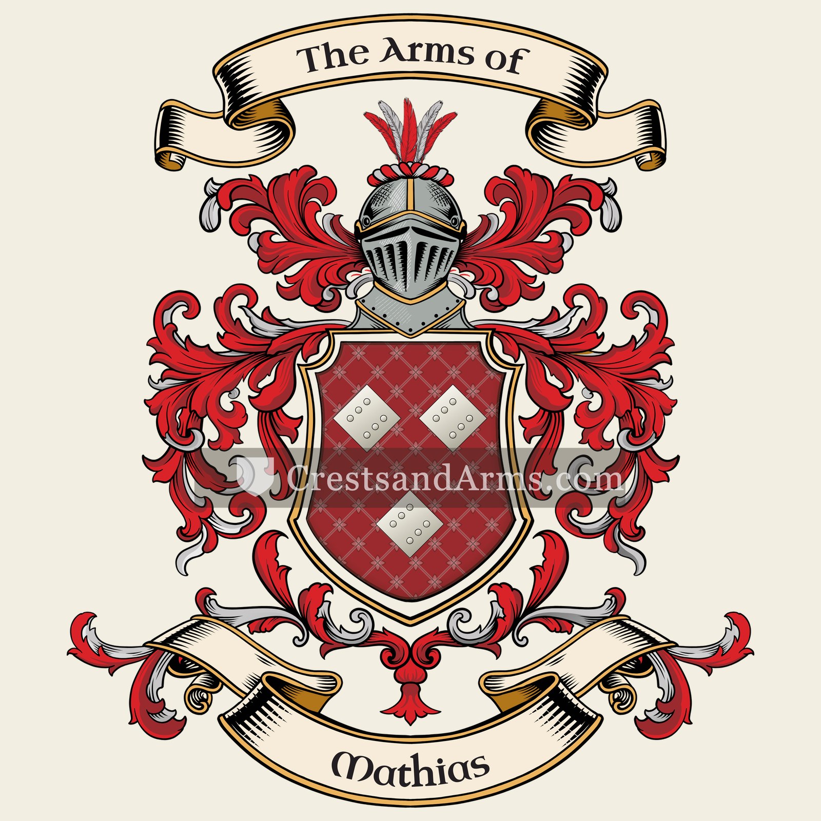 The Mathias coat of arms