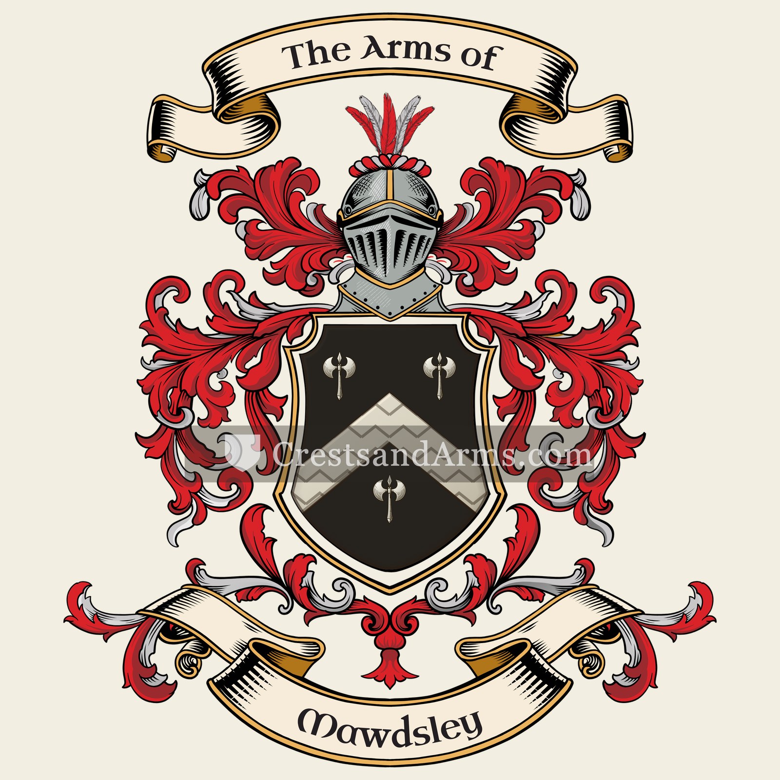 The Mawdsley coat of arms