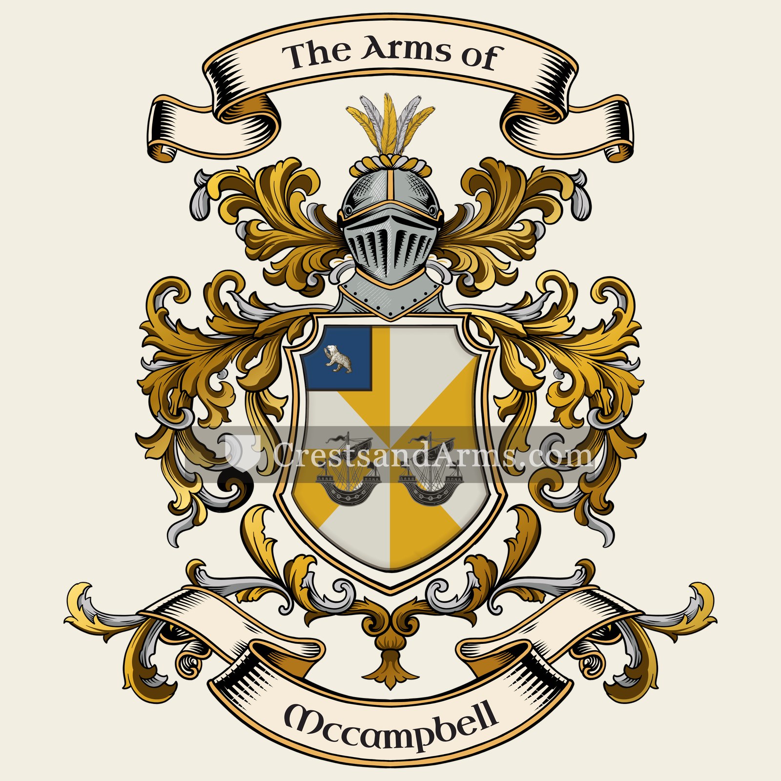 The Mccampbell coat of arms