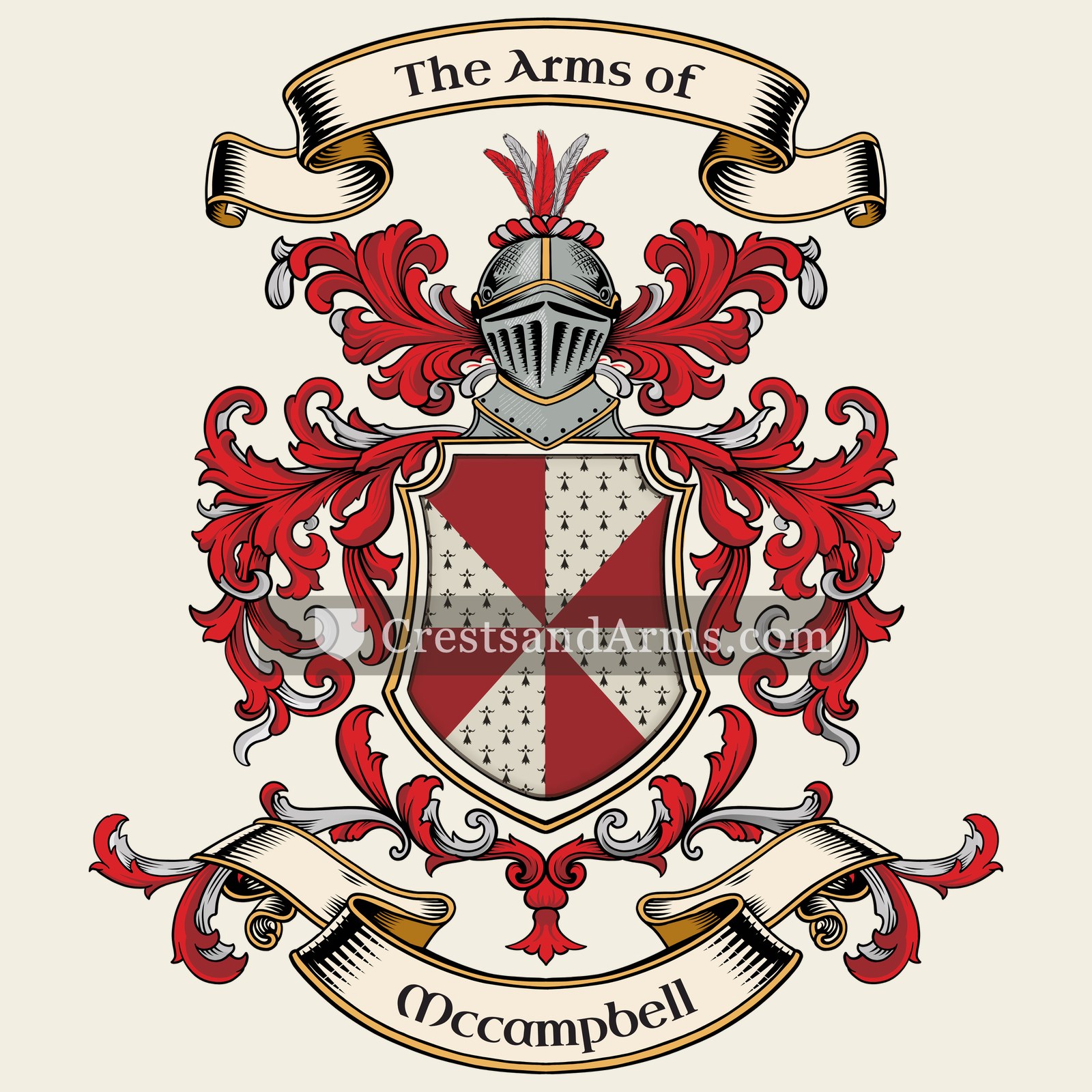 The Mccampbell coat of arms