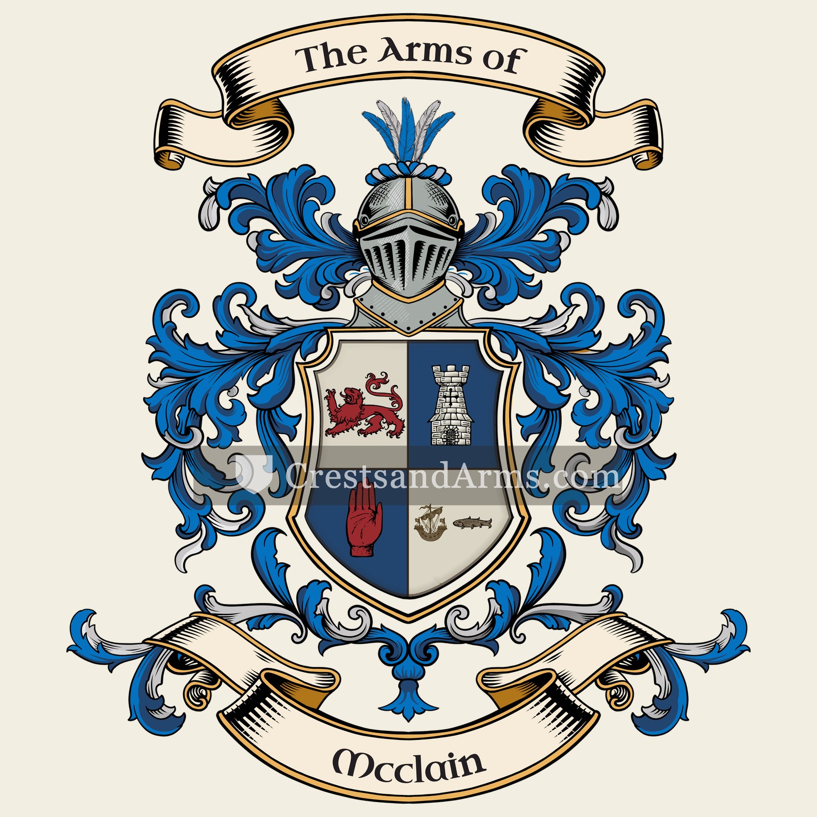 The Mcclain coat of arms