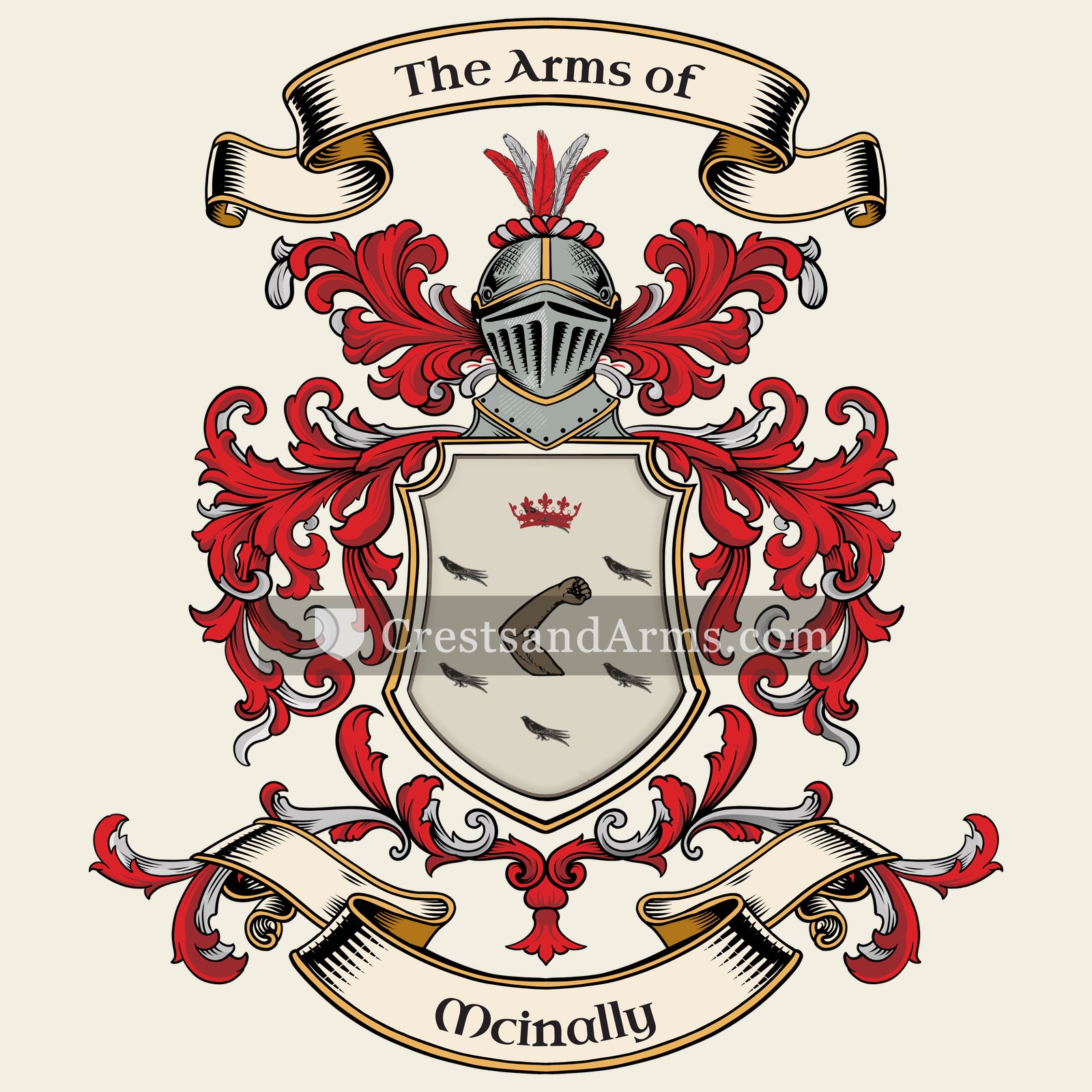 The Mcinally coat of arms