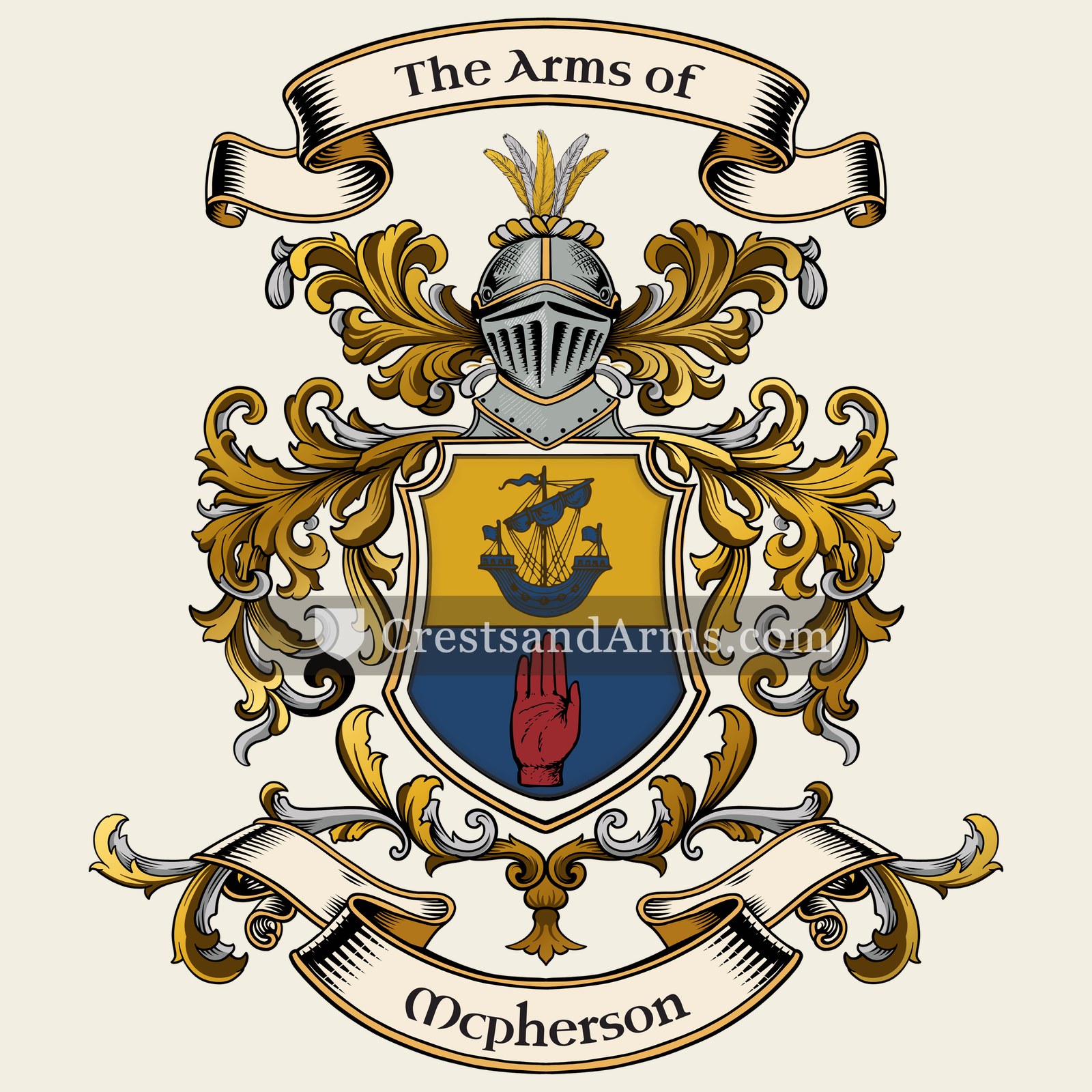 The Mcpherson coat of arms