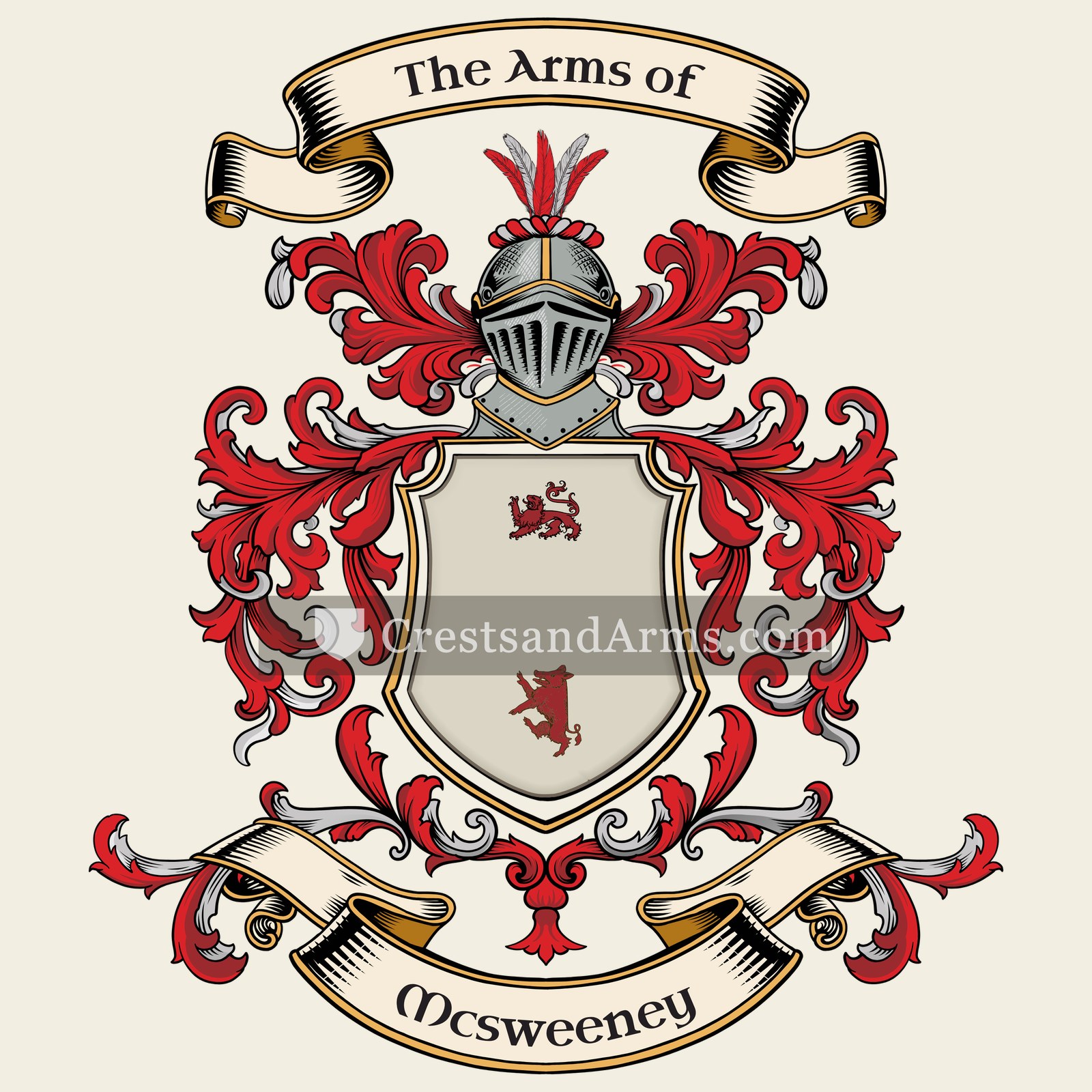 The Mcsweeney coat of arms