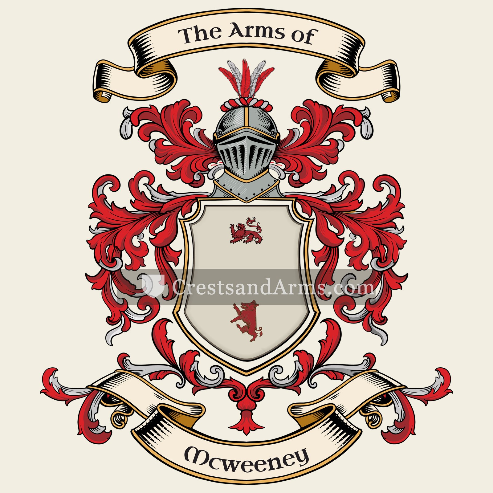 The Mcweeney coat of arms
