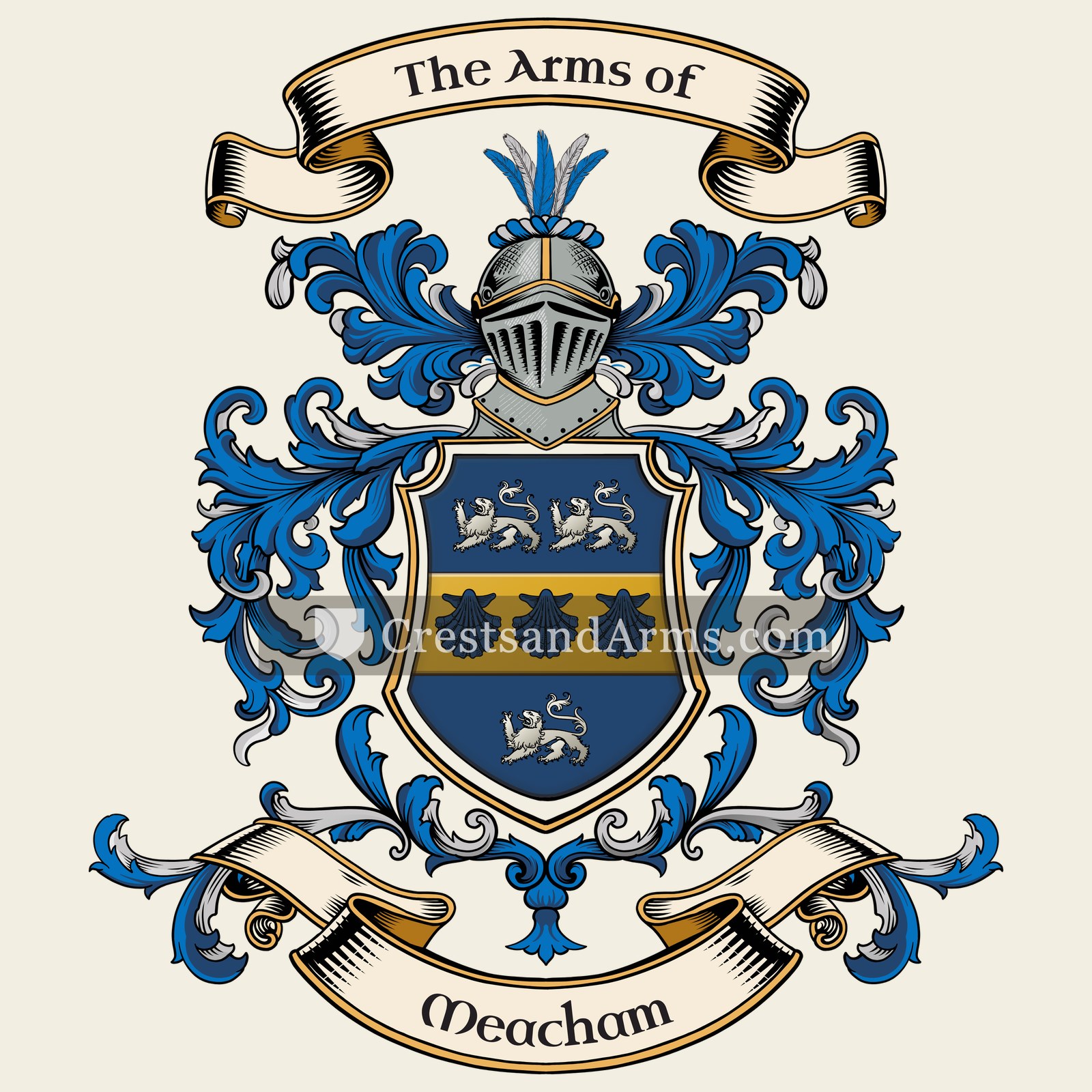 The Meacham coat of arms