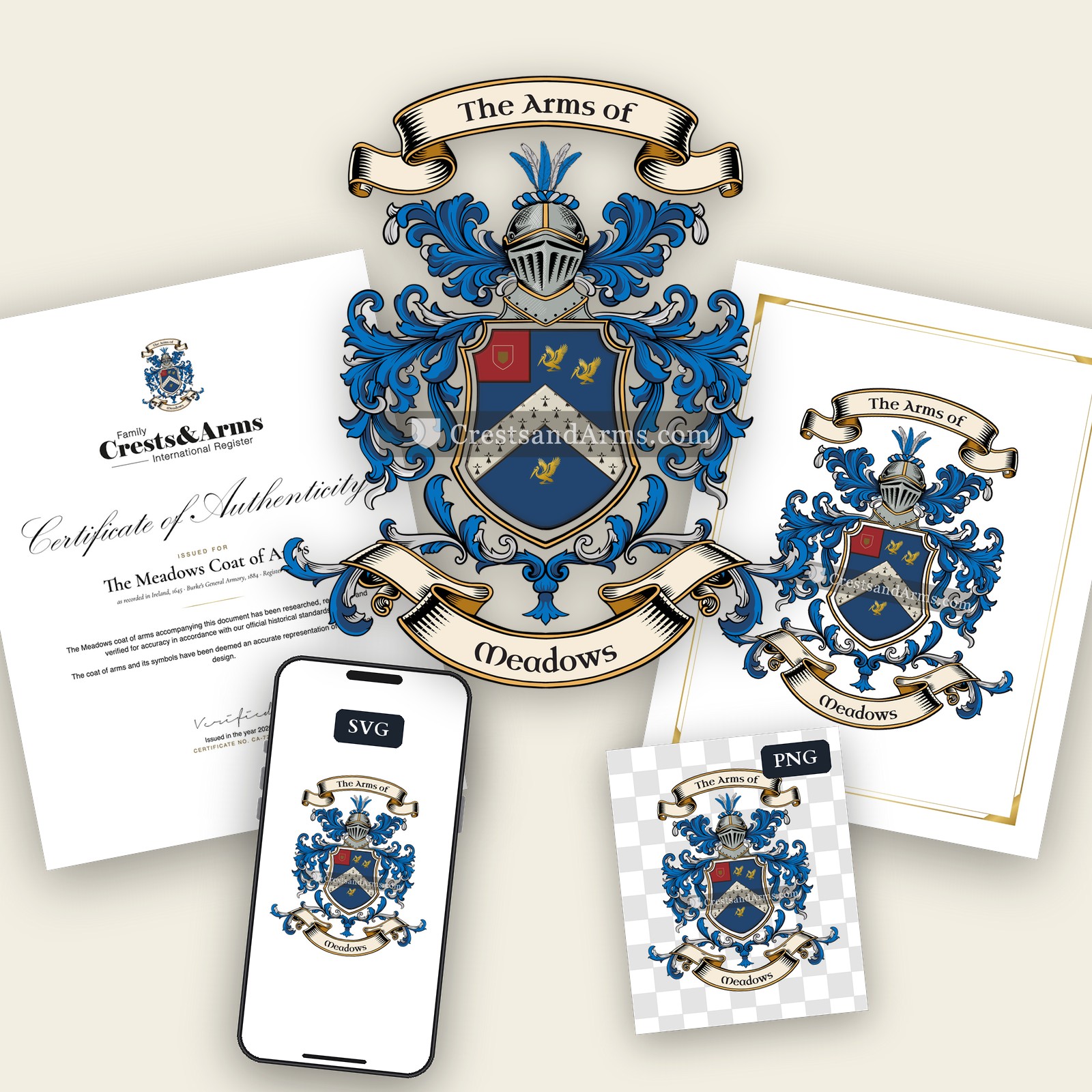 The Meadows coat of arms
