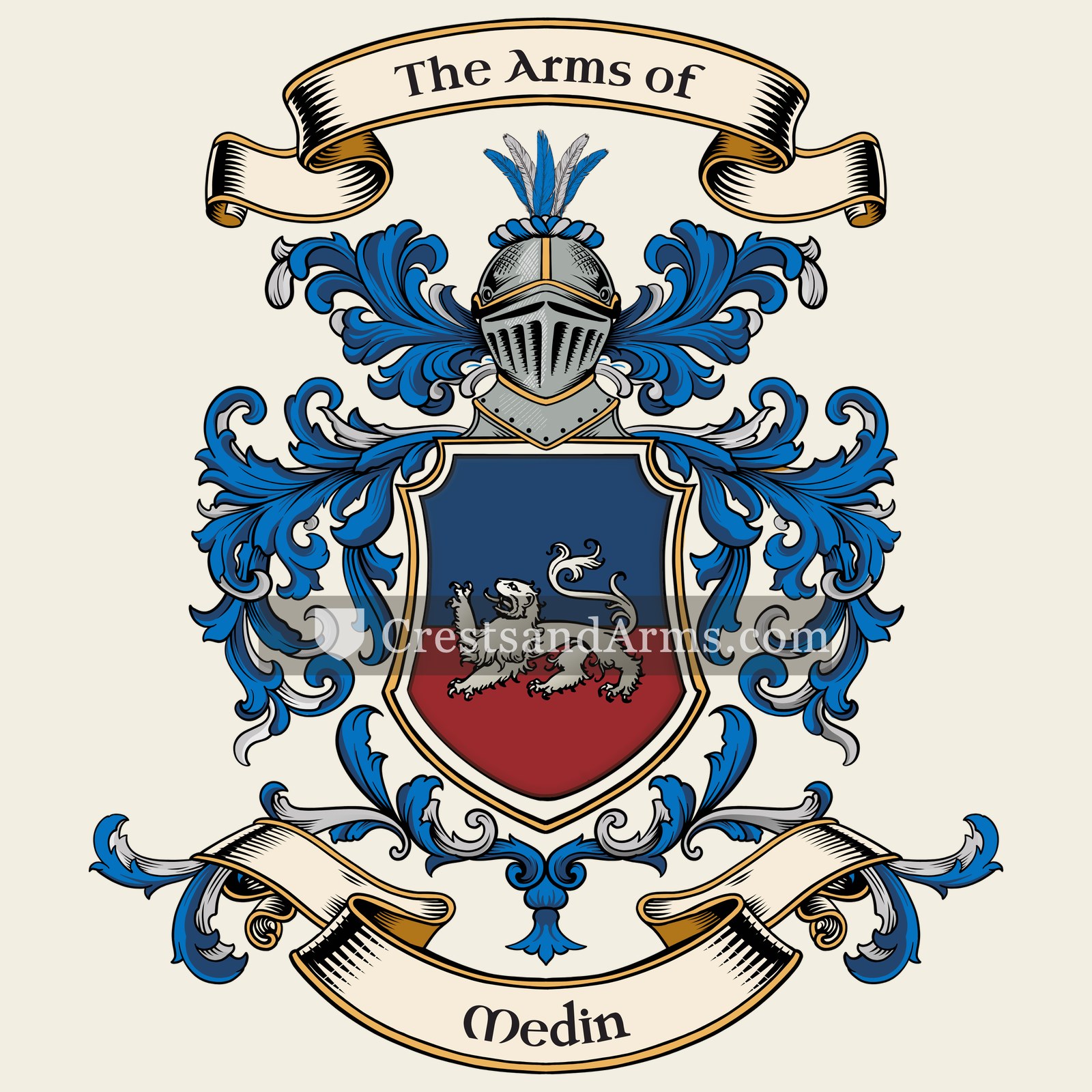 The Medin coat of arms