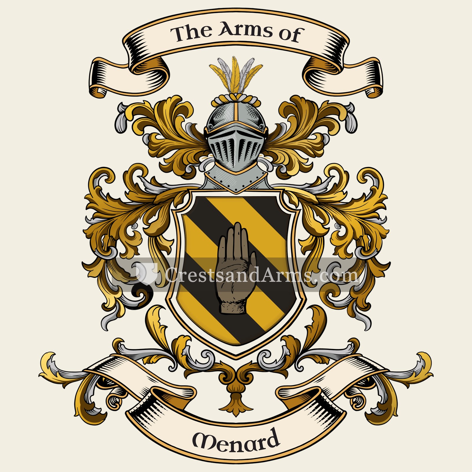 The Menard coat of arms