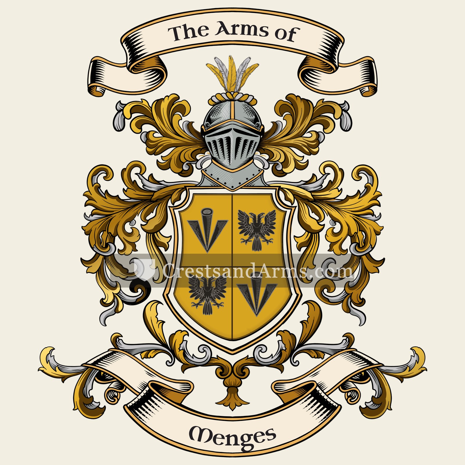 The Menges coat of arms