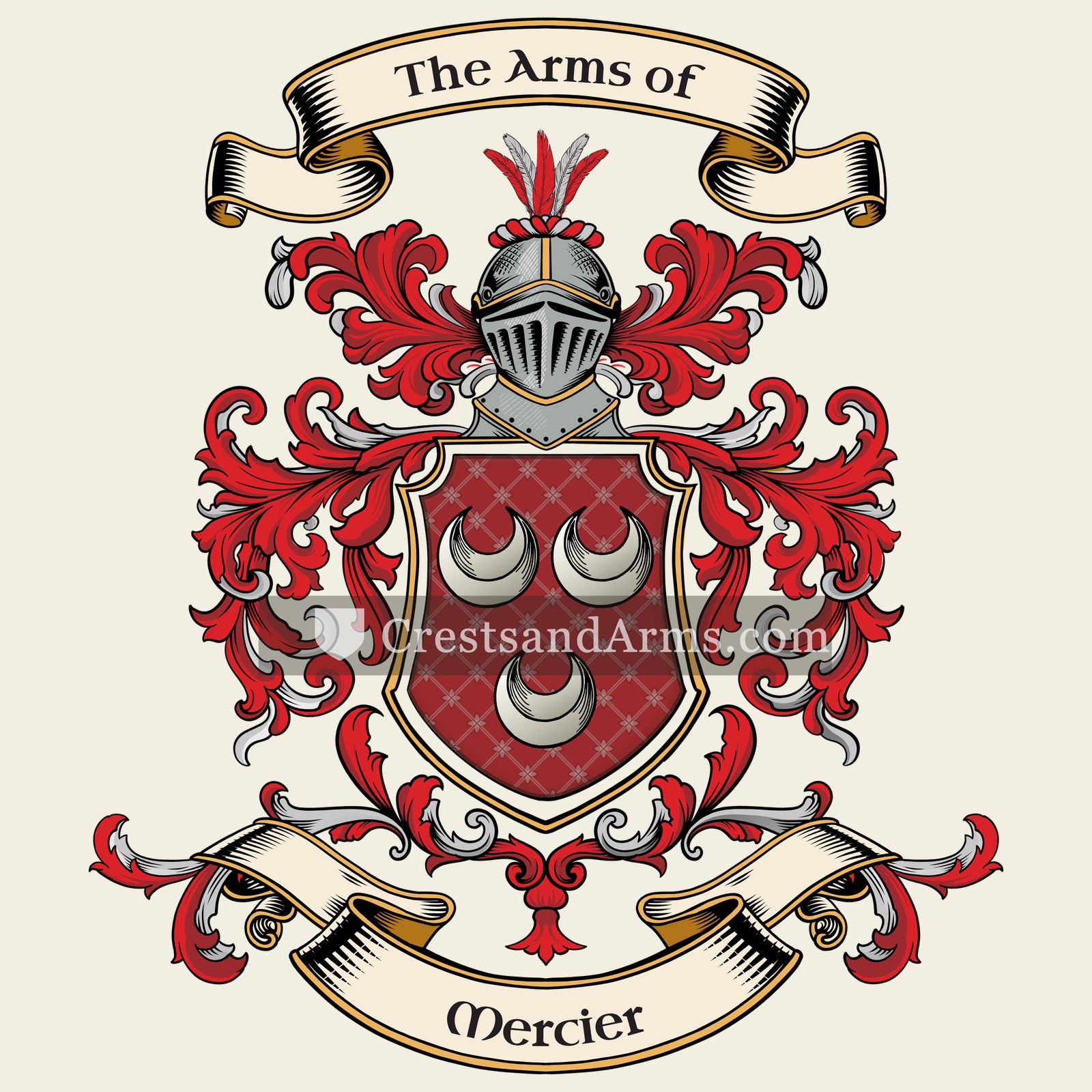 The Mercier coat of arms