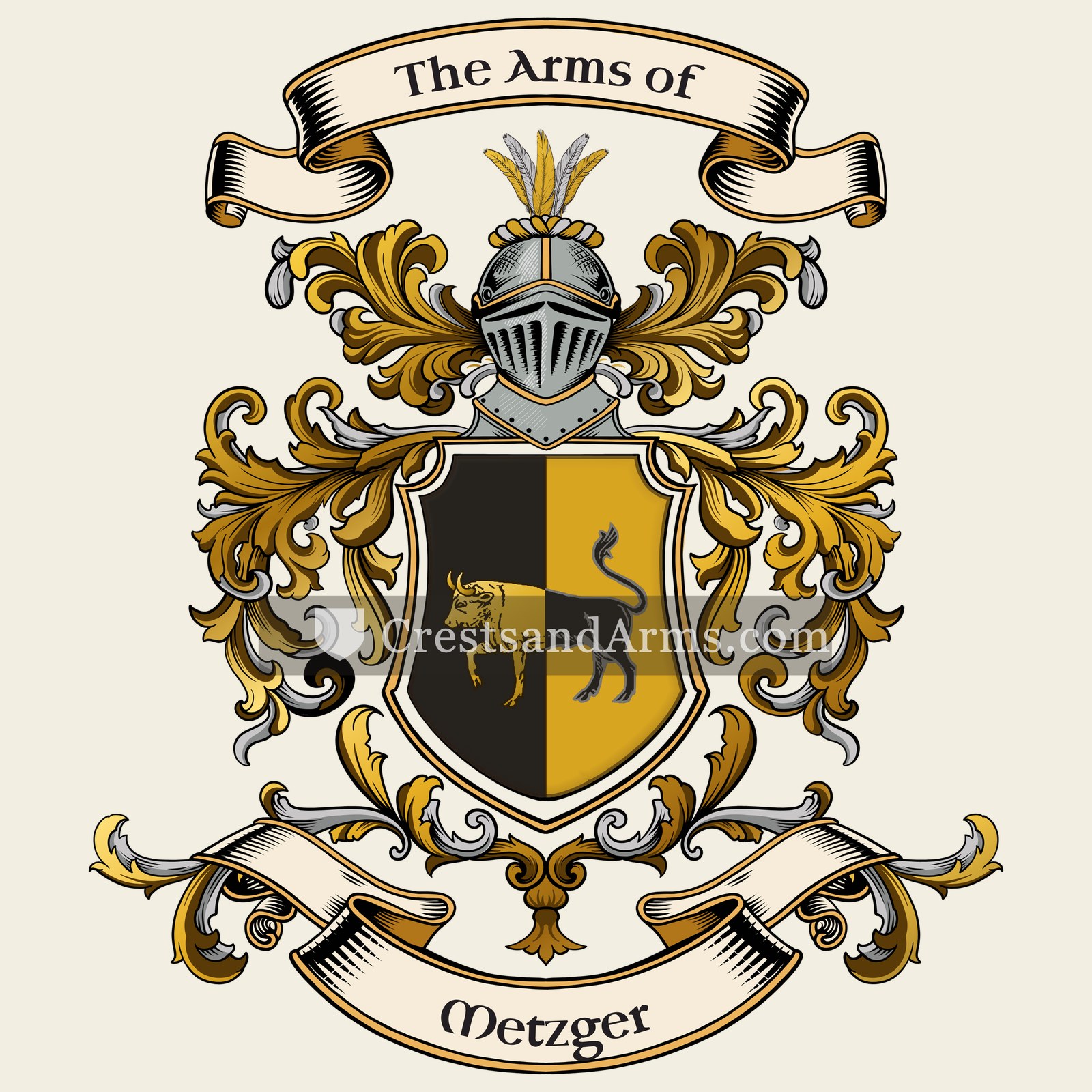 The Metzger coat of arms