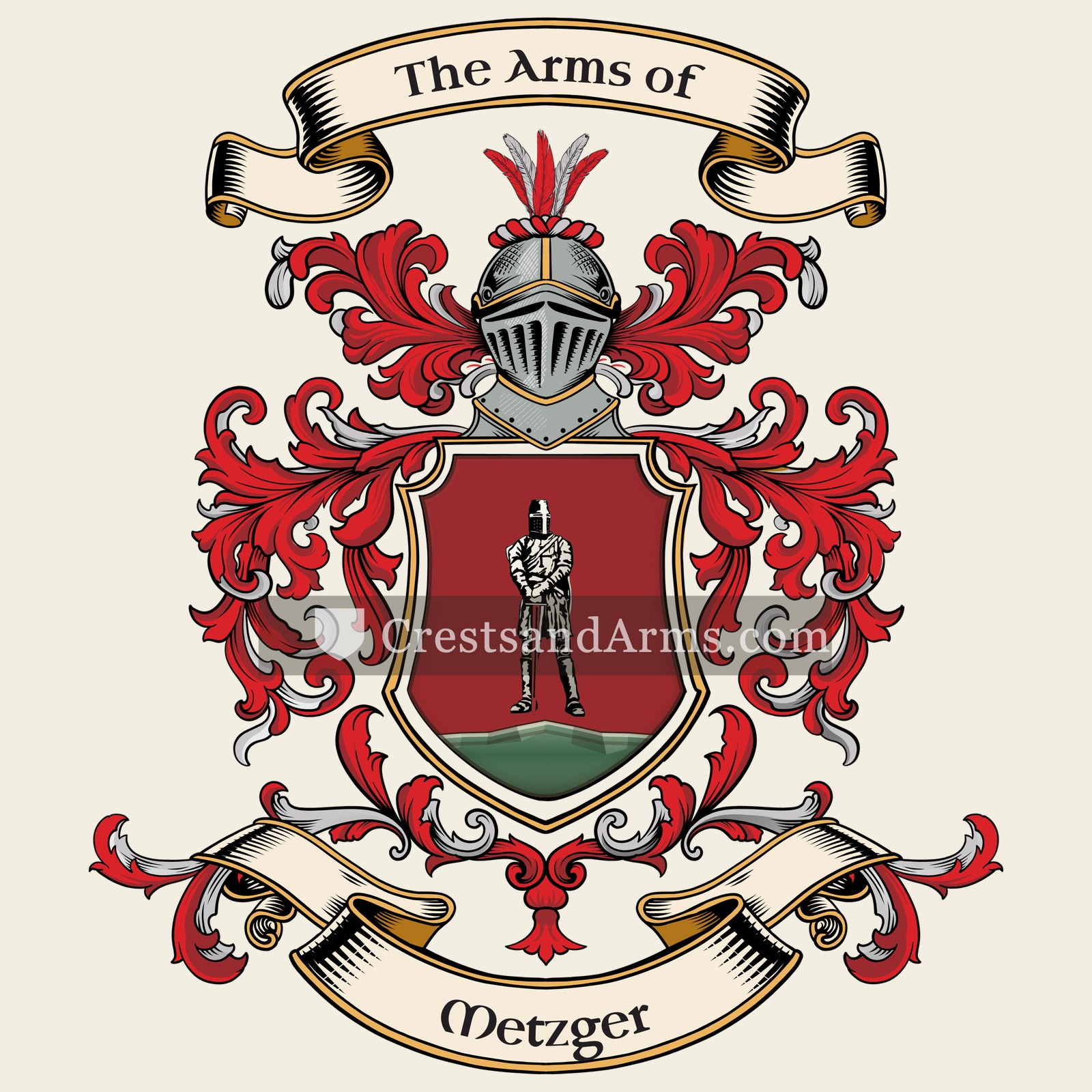 The Metzger coat of arms